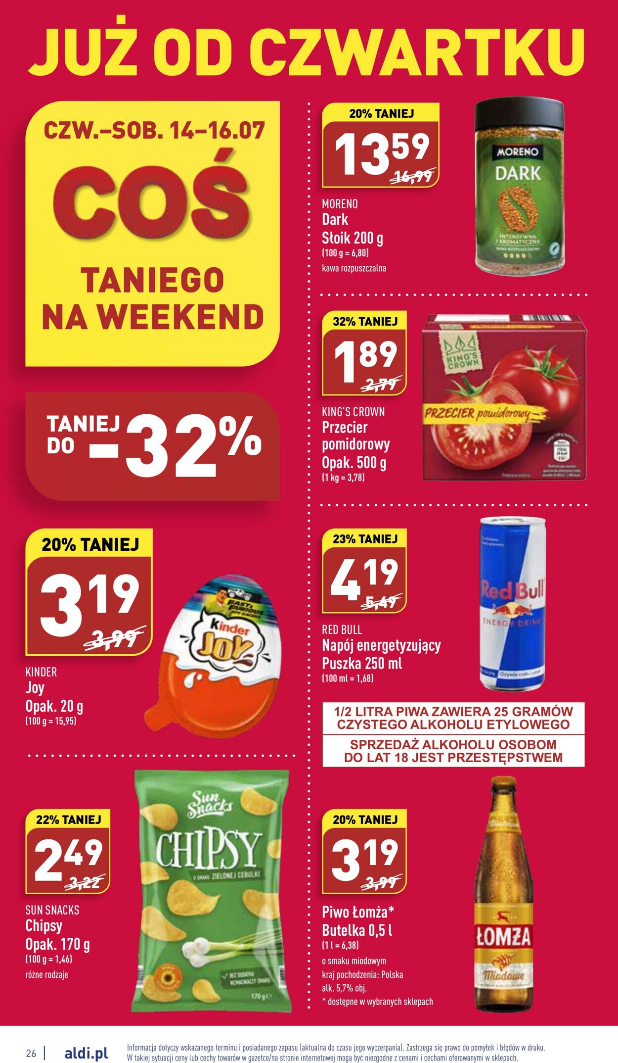 Gazetka Aldi 18.07.2022 - 23.07.2022