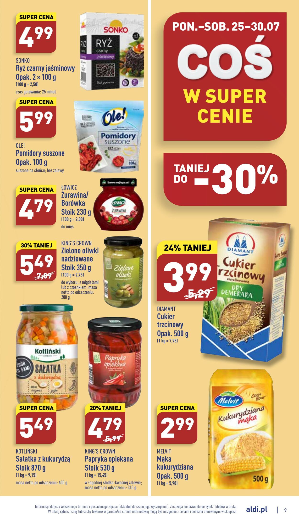 Gazetka Aldi 25.07.2022 - 30.07.2022