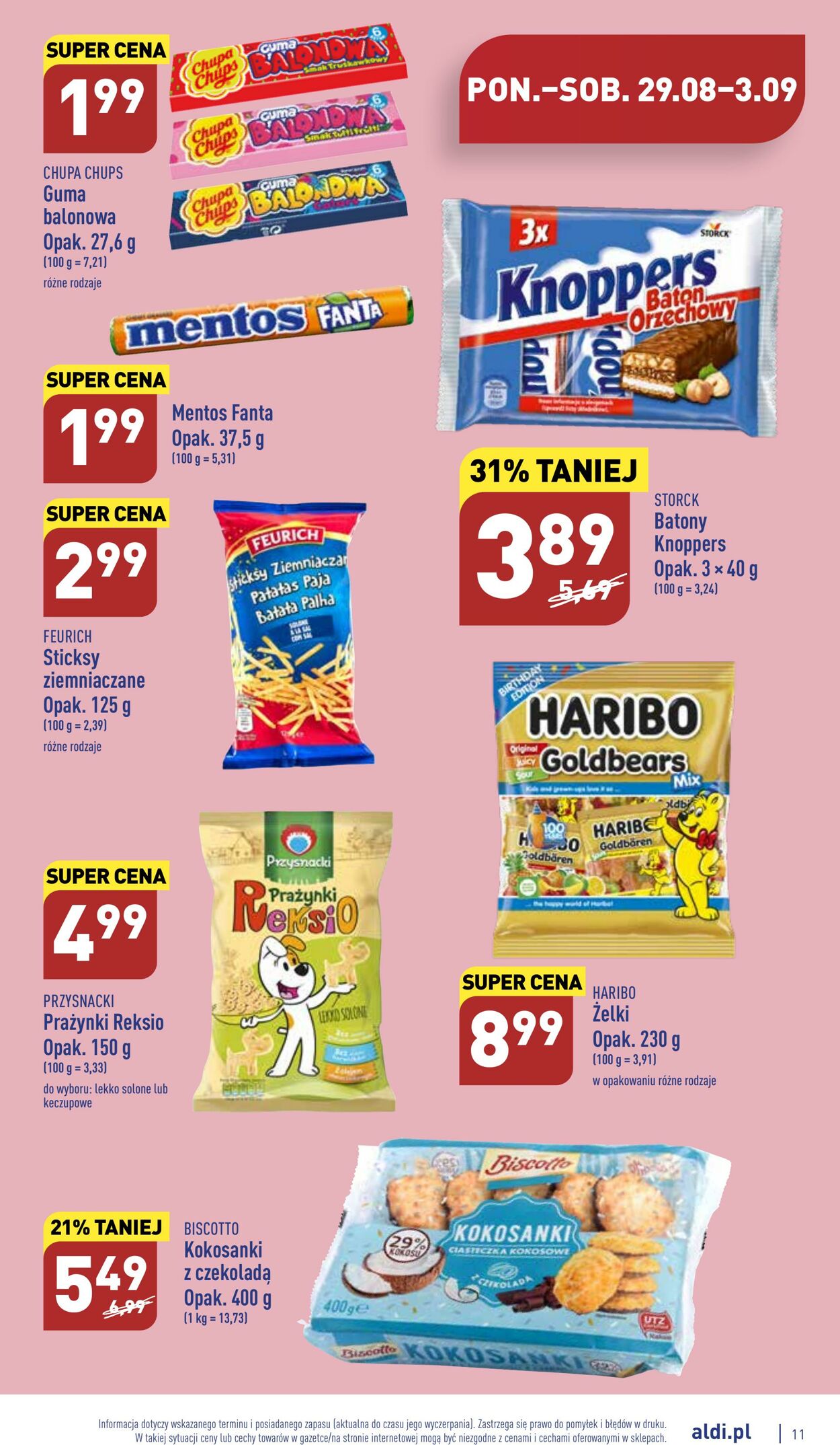 Gazetka Aldi 29.08.2022 - 03.09.2022