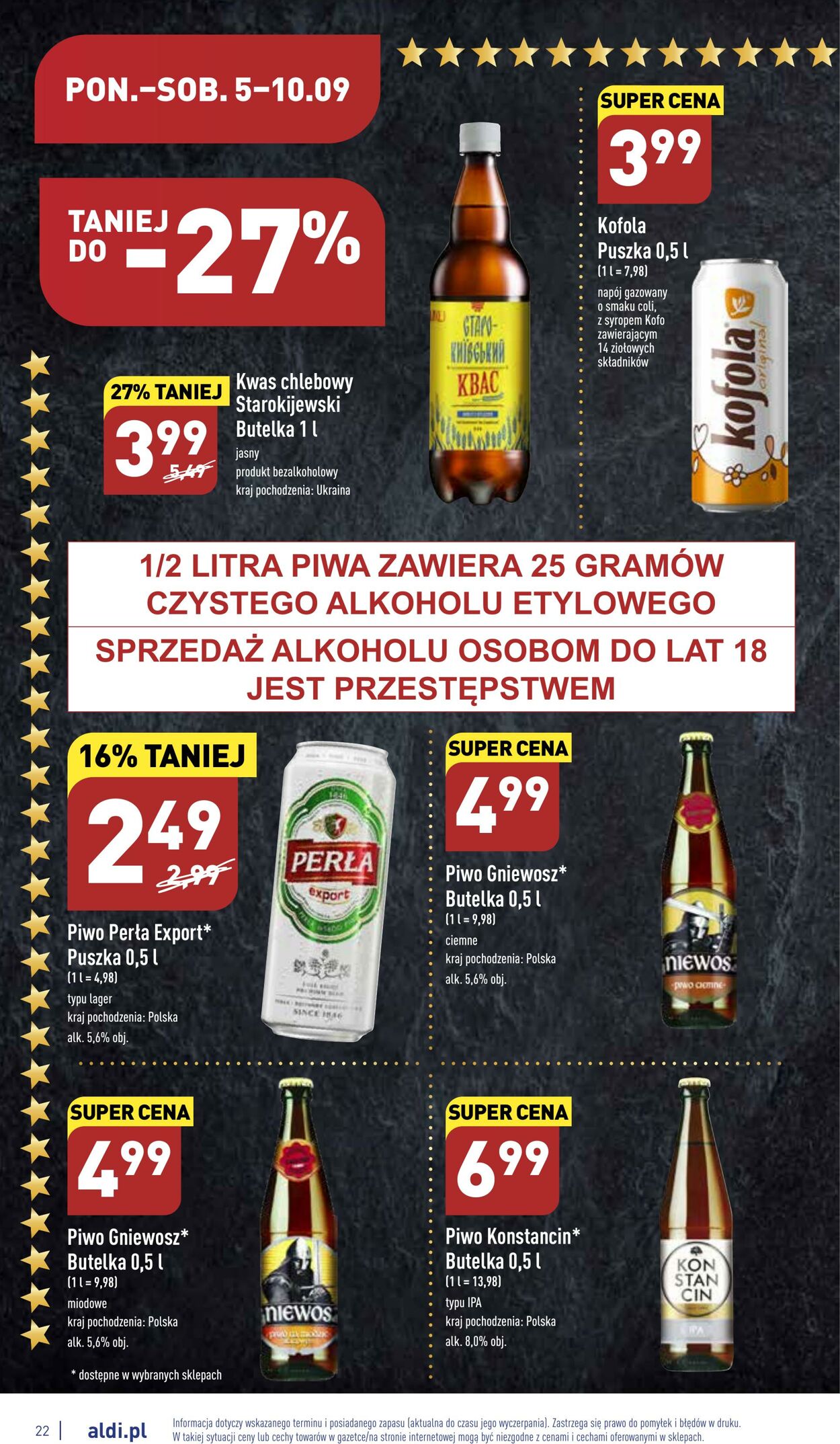 Gazetka Aldi 05.09.2022 - 10.09.2022