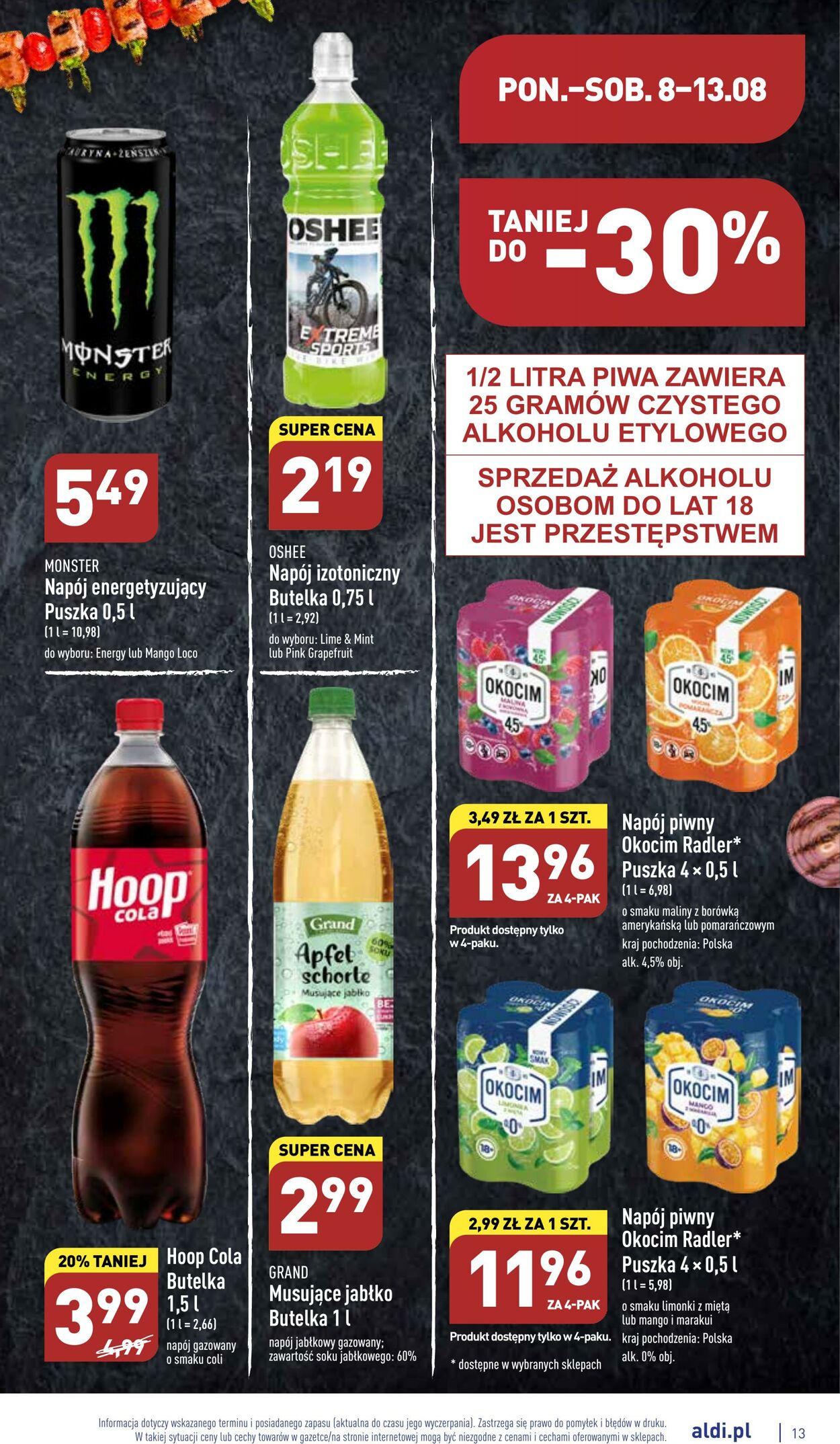 Gazetka Aldi 08.08.2022 - 13.08.2022