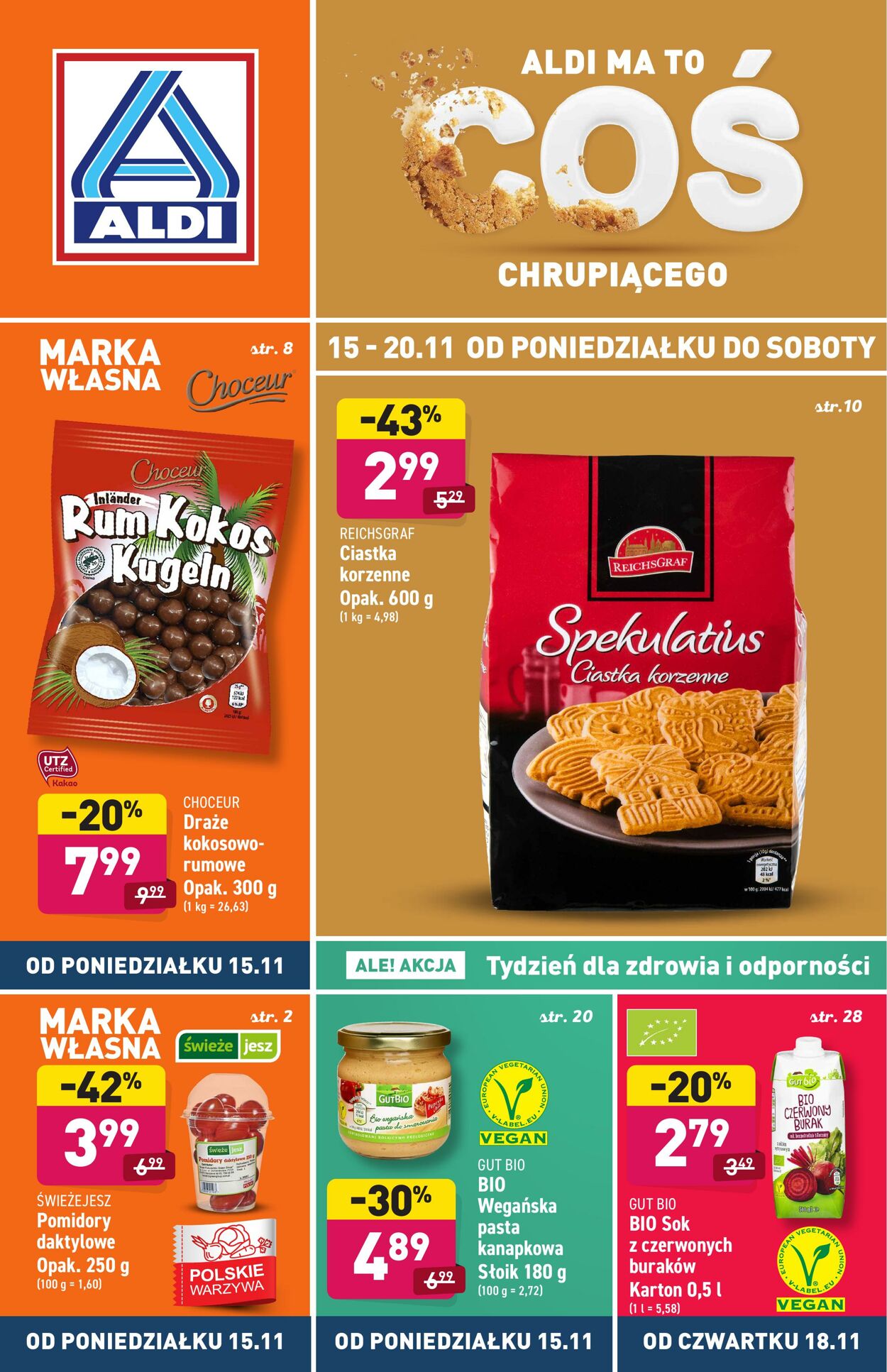 Aldi Gazetka Promocyjna - Ważna Od 15.11 Do 20.11 - Strona Nr 1 ...