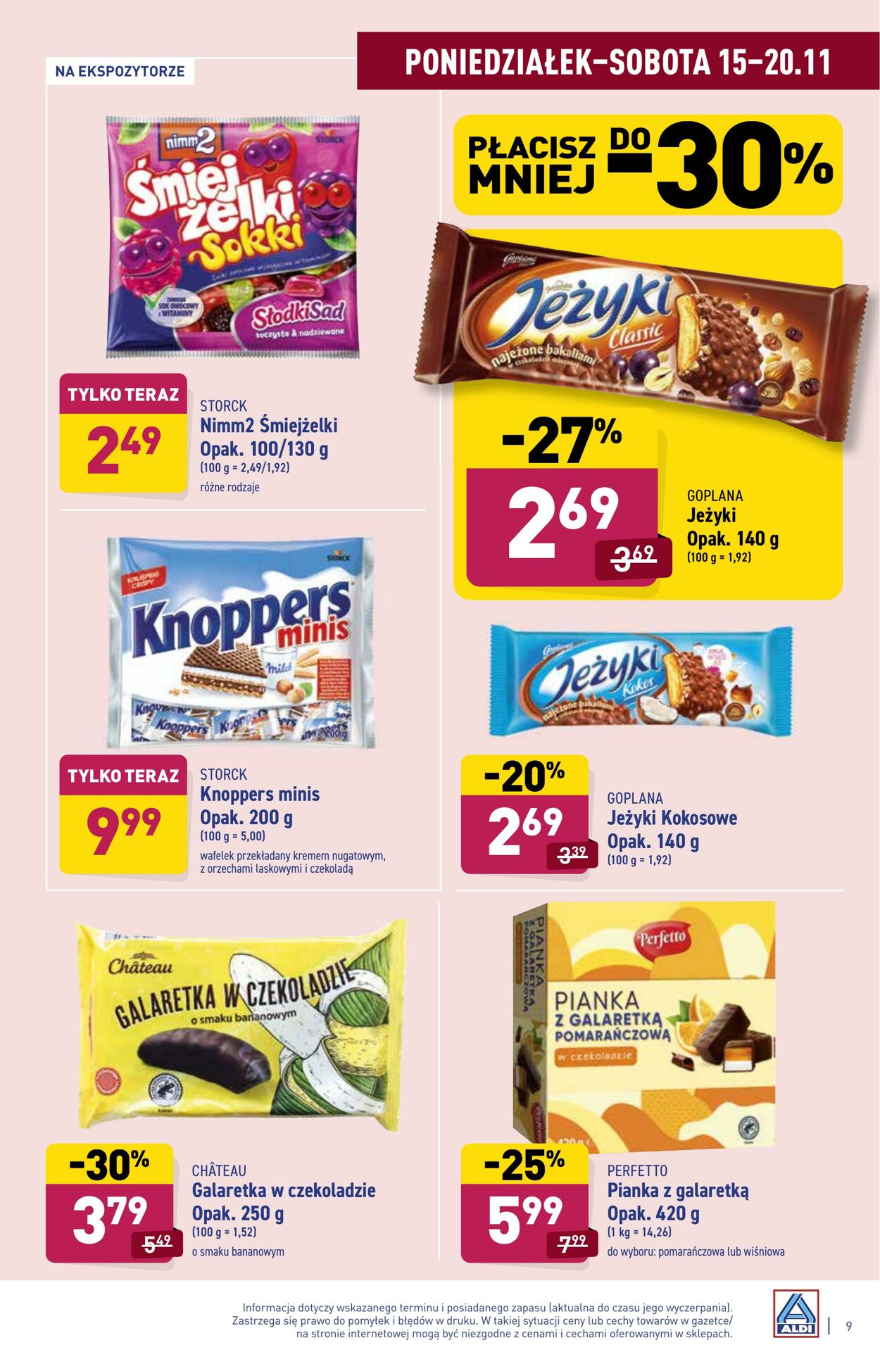 Aldi Gazetka Promocyjna - Ważna Od 15.11 Do 20.11 - Strona Nr 9 ...