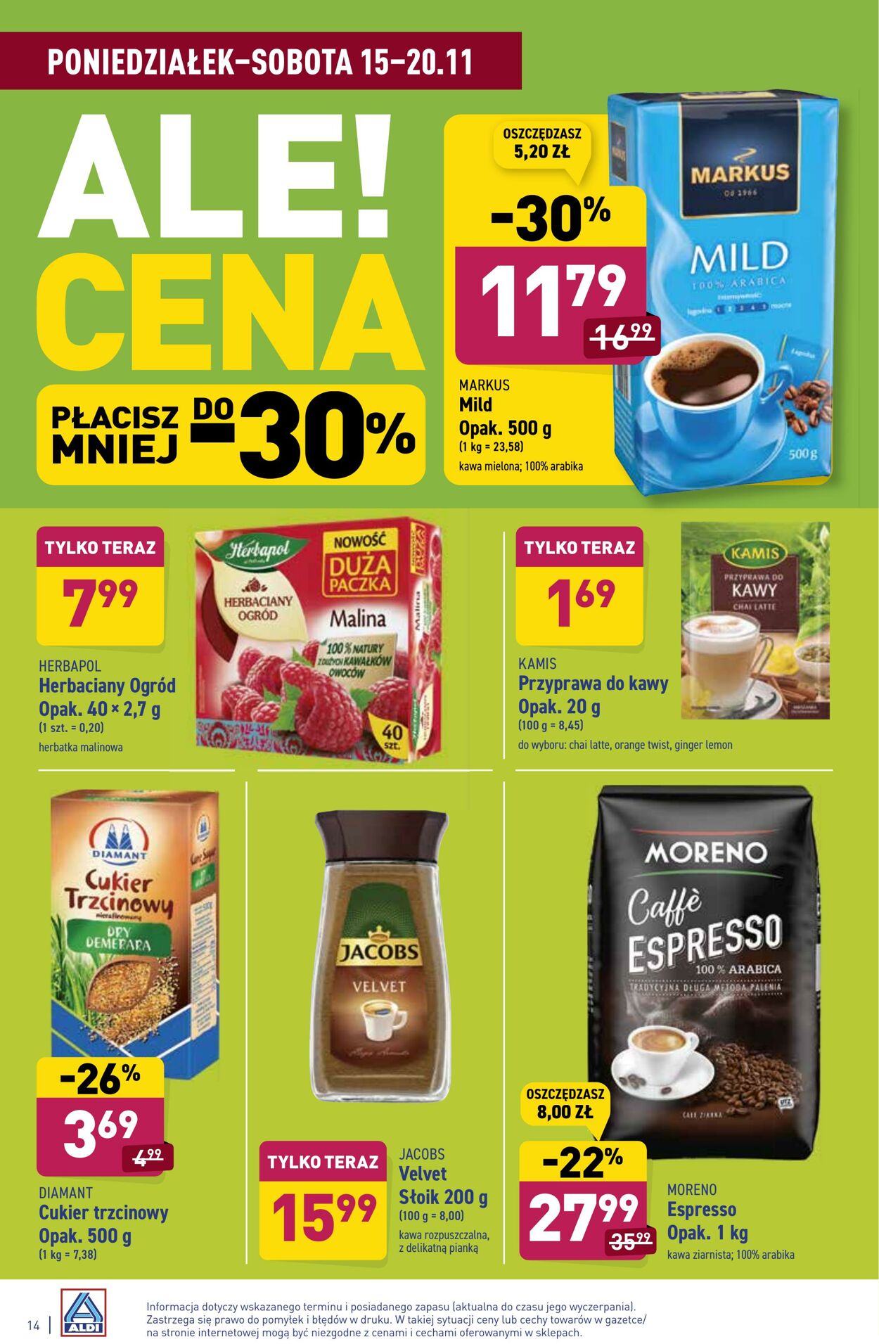 Aldi Gazetka Promocyjna - Ważna Od 15.11 Do 20.11 - Strona Nr 14 ...