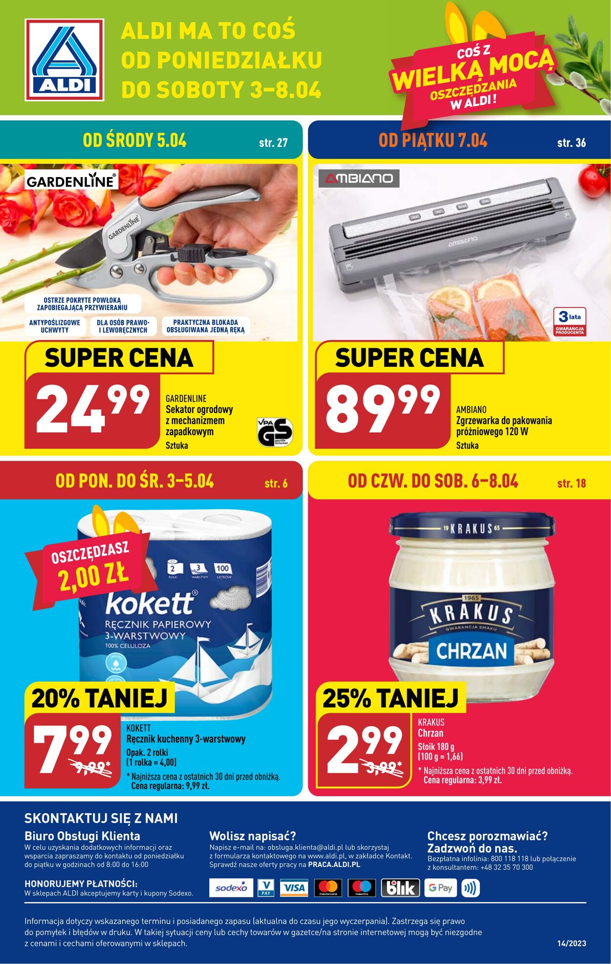 Gazetka Aldi 03.04.2023 - 08.04.2023