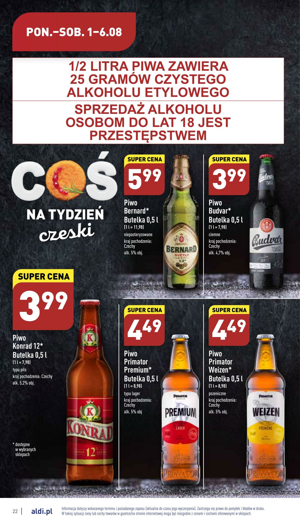 Gazetka Aldi 01.08.2022 - 06.08.2022