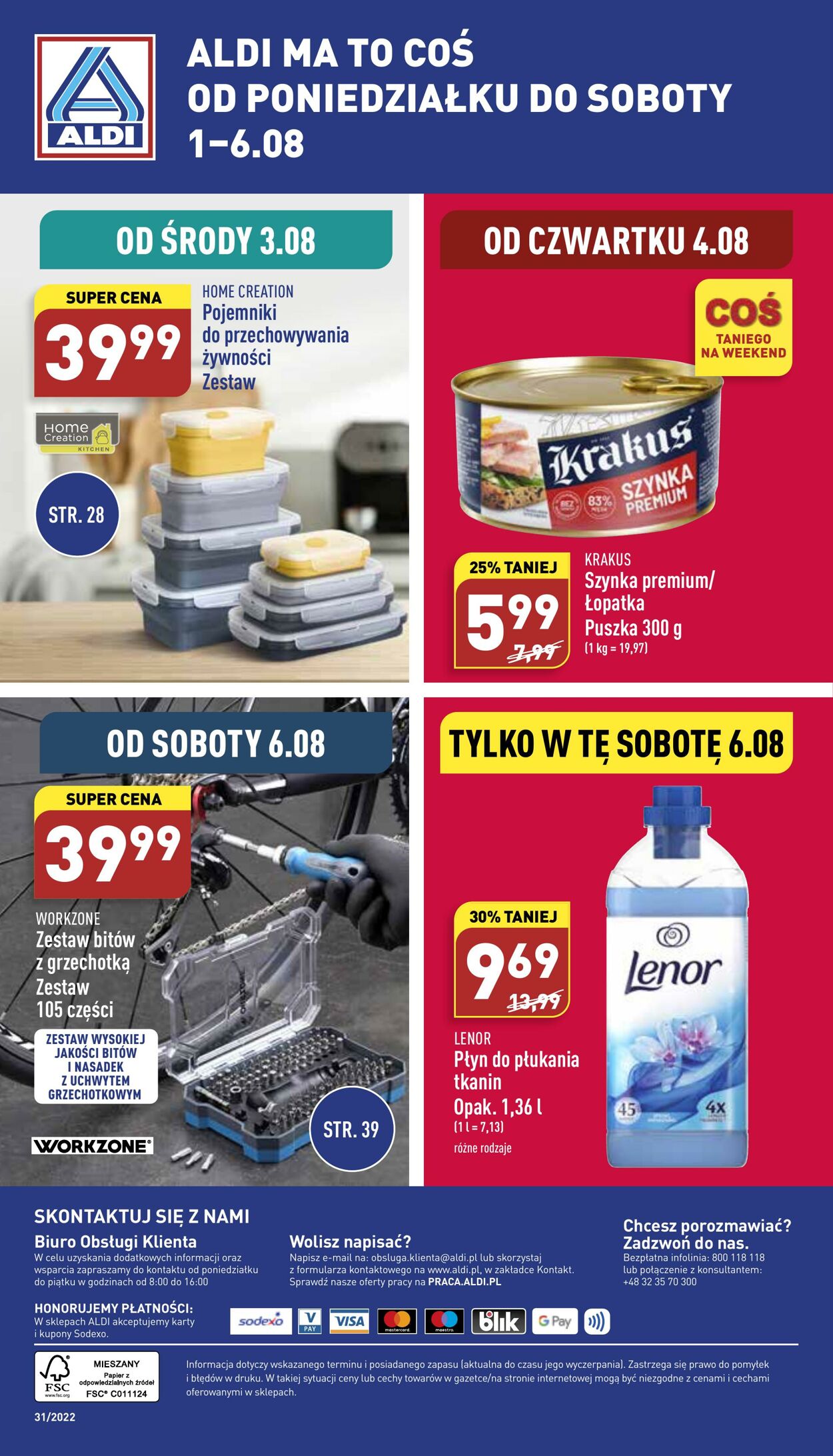 Gazetka Aldi 01.08.2022 - 06.08.2022