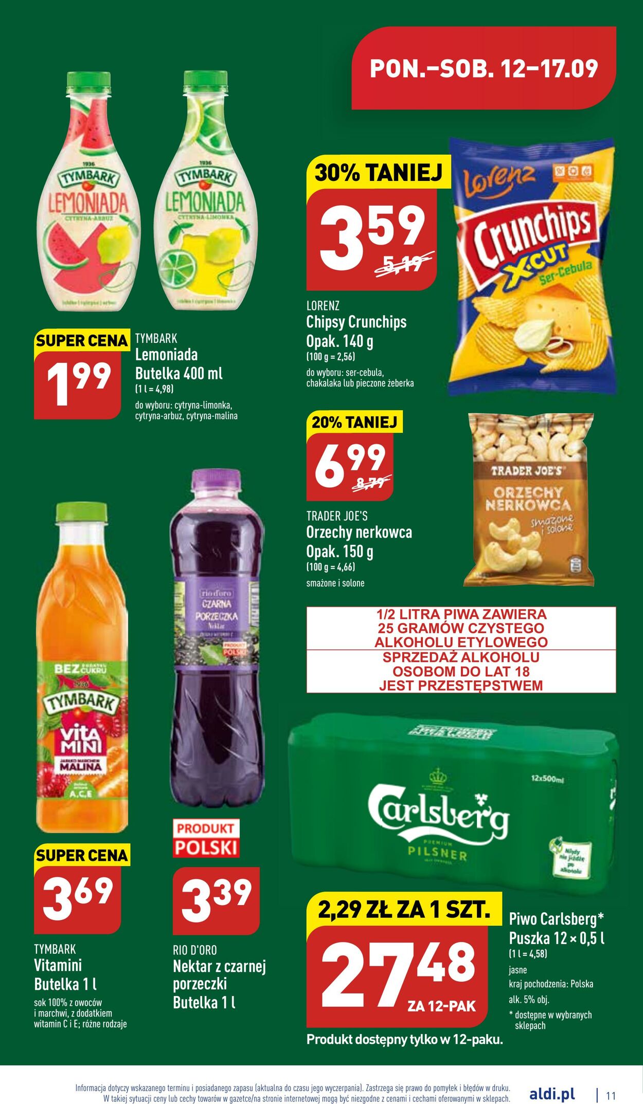 Gazetka Aldi 12.09.2022 - 17.09.2022