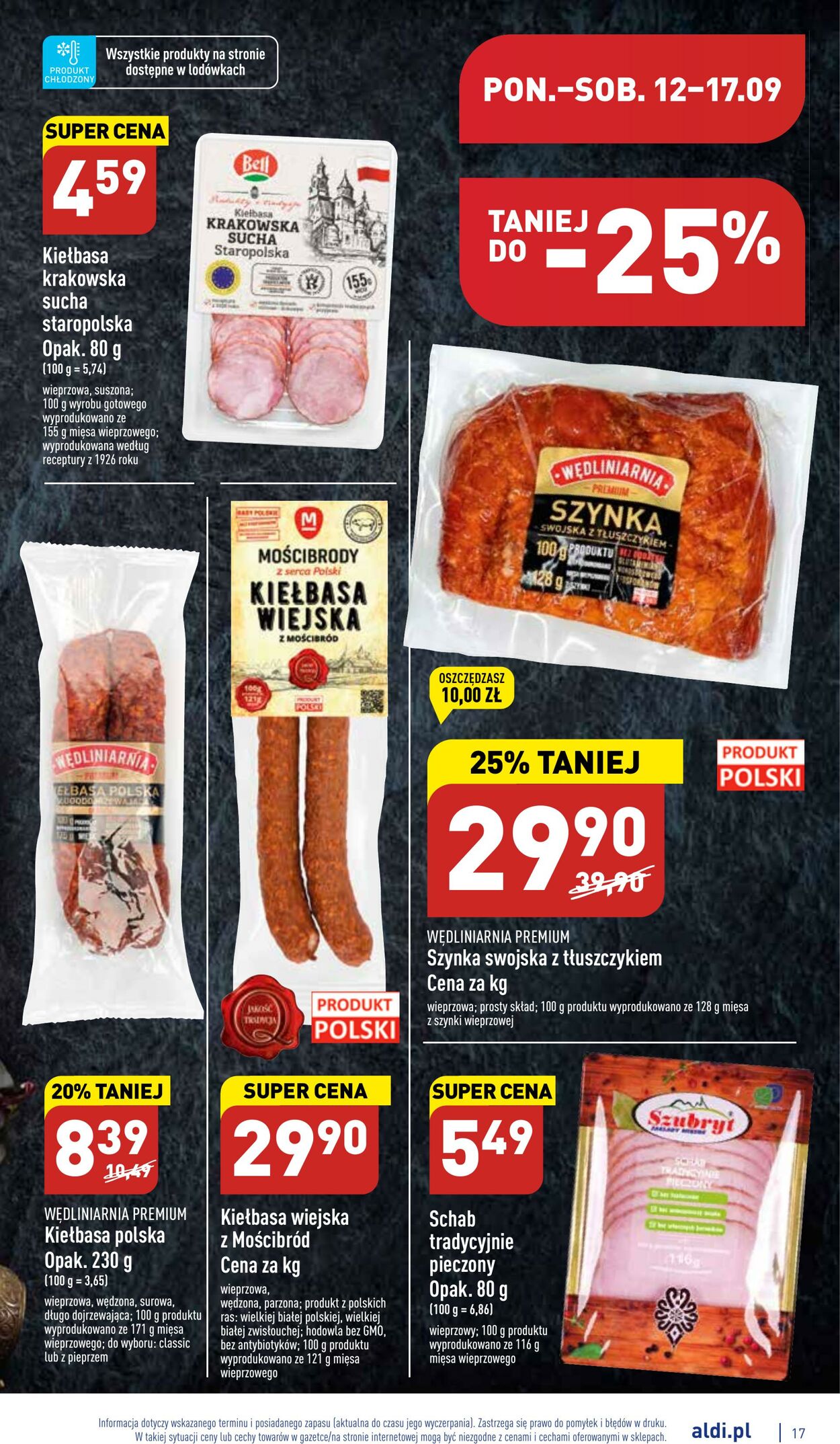 Gazetka Aldi 12.09.2022 - 17.09.2022