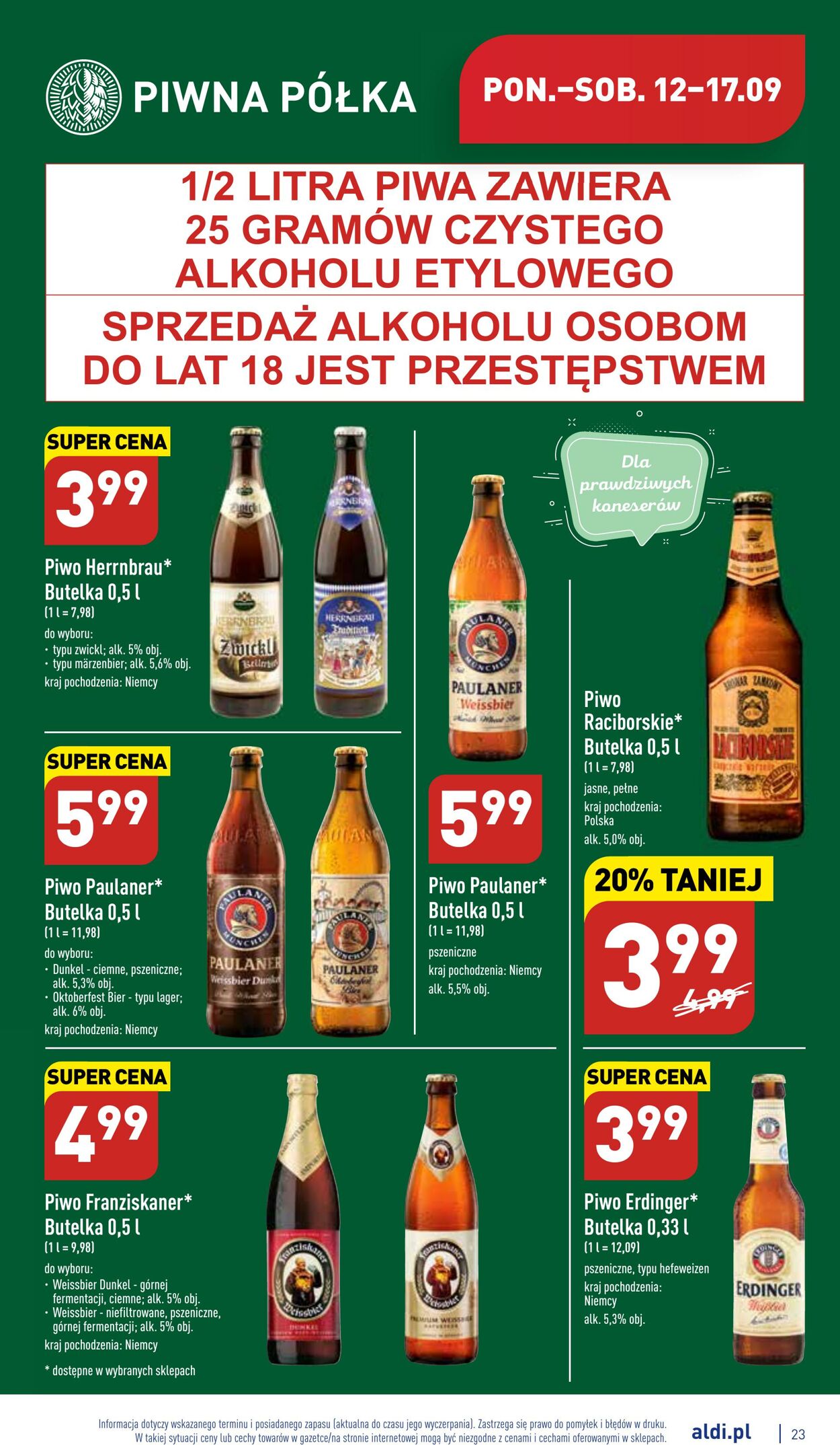 Gazetka Aldi 12.09.2022 - 17.09.2022