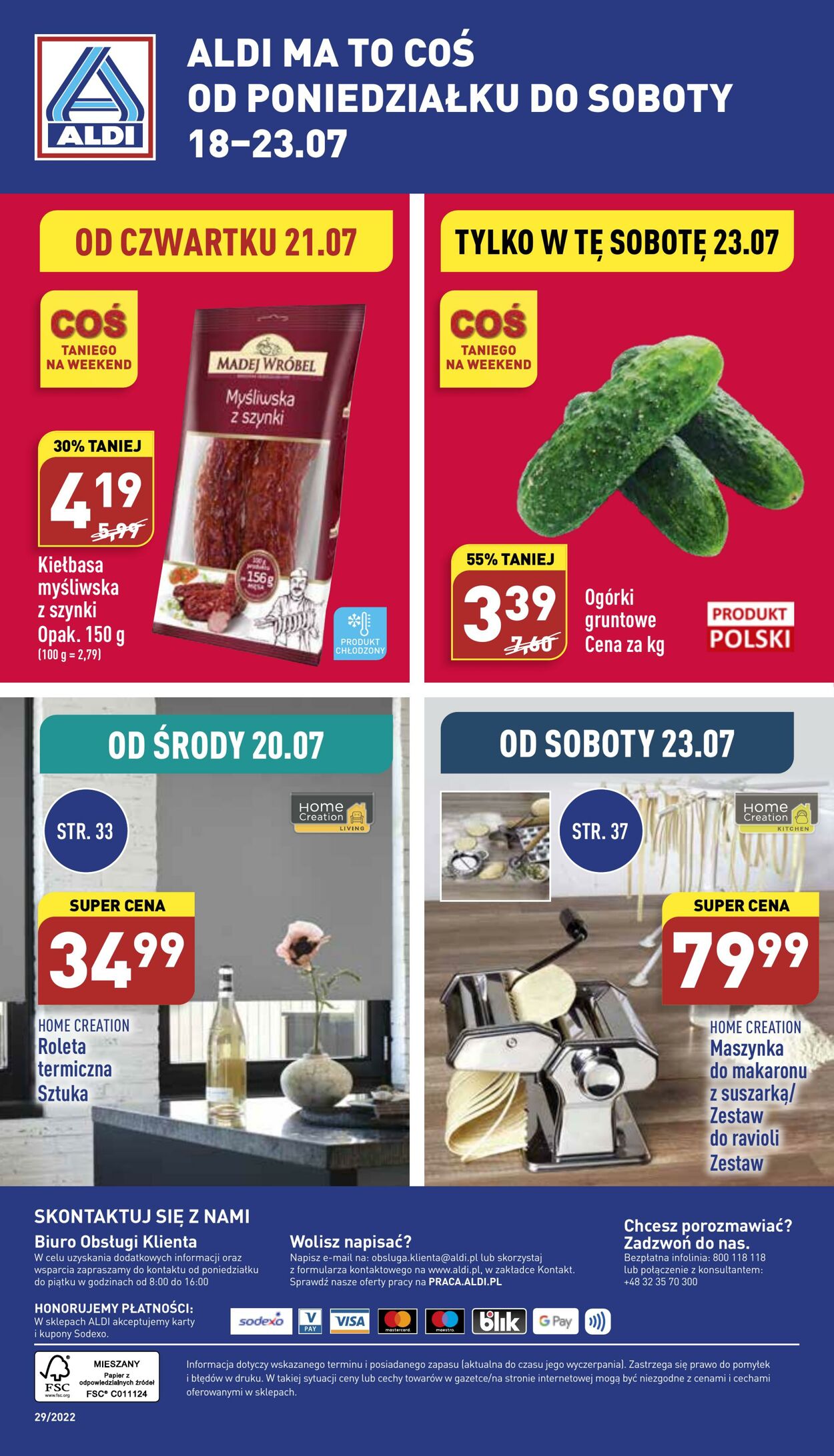 Gazetka Aldi 18.07.2022 - 23.07.2022