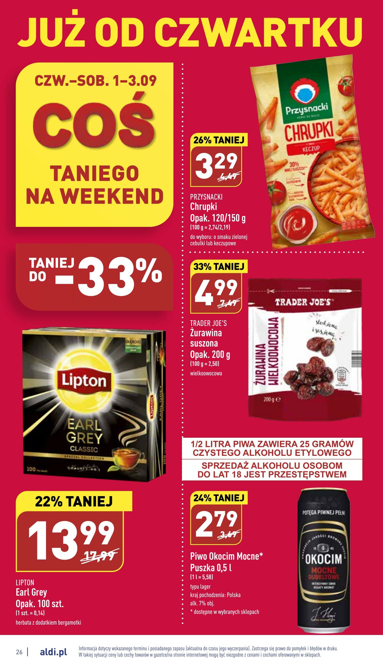 Gazetka Aldi 29.08.2022 - 03.09.2022