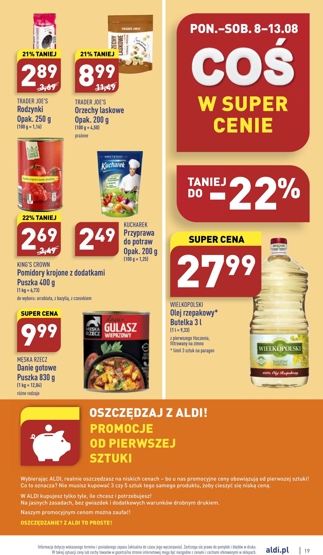 Gazetka Aldi 08.08.2022 - 13.08.2022