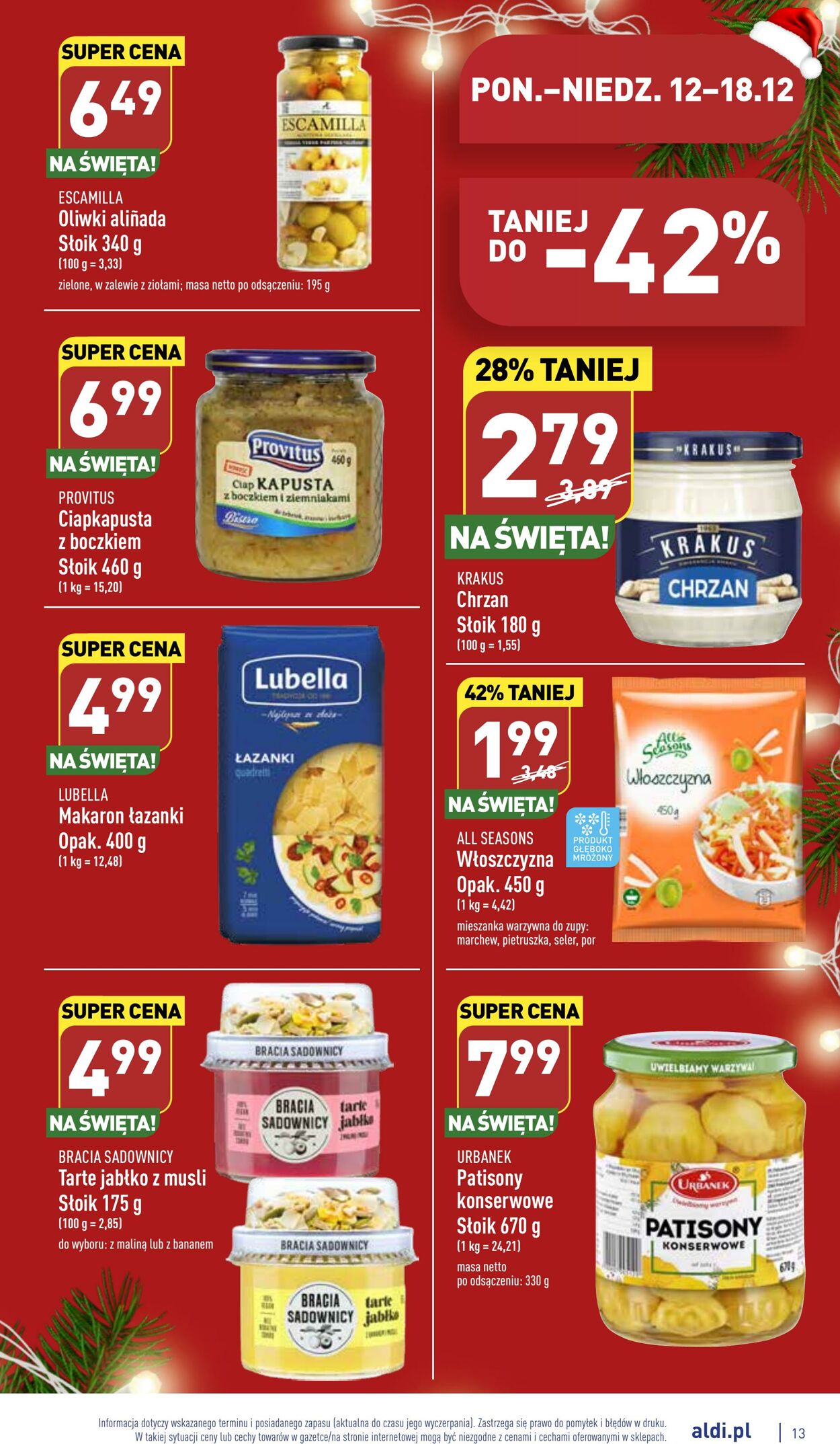 Gazetka Aldi 12.12.2022 - 18.12.2022