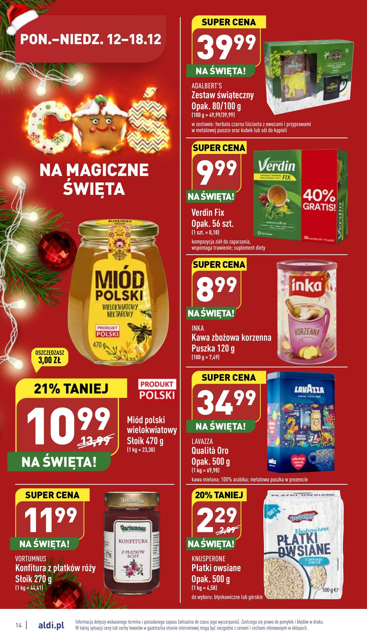 Gazetka Aldi 12.12.2022 - 18.12.2022