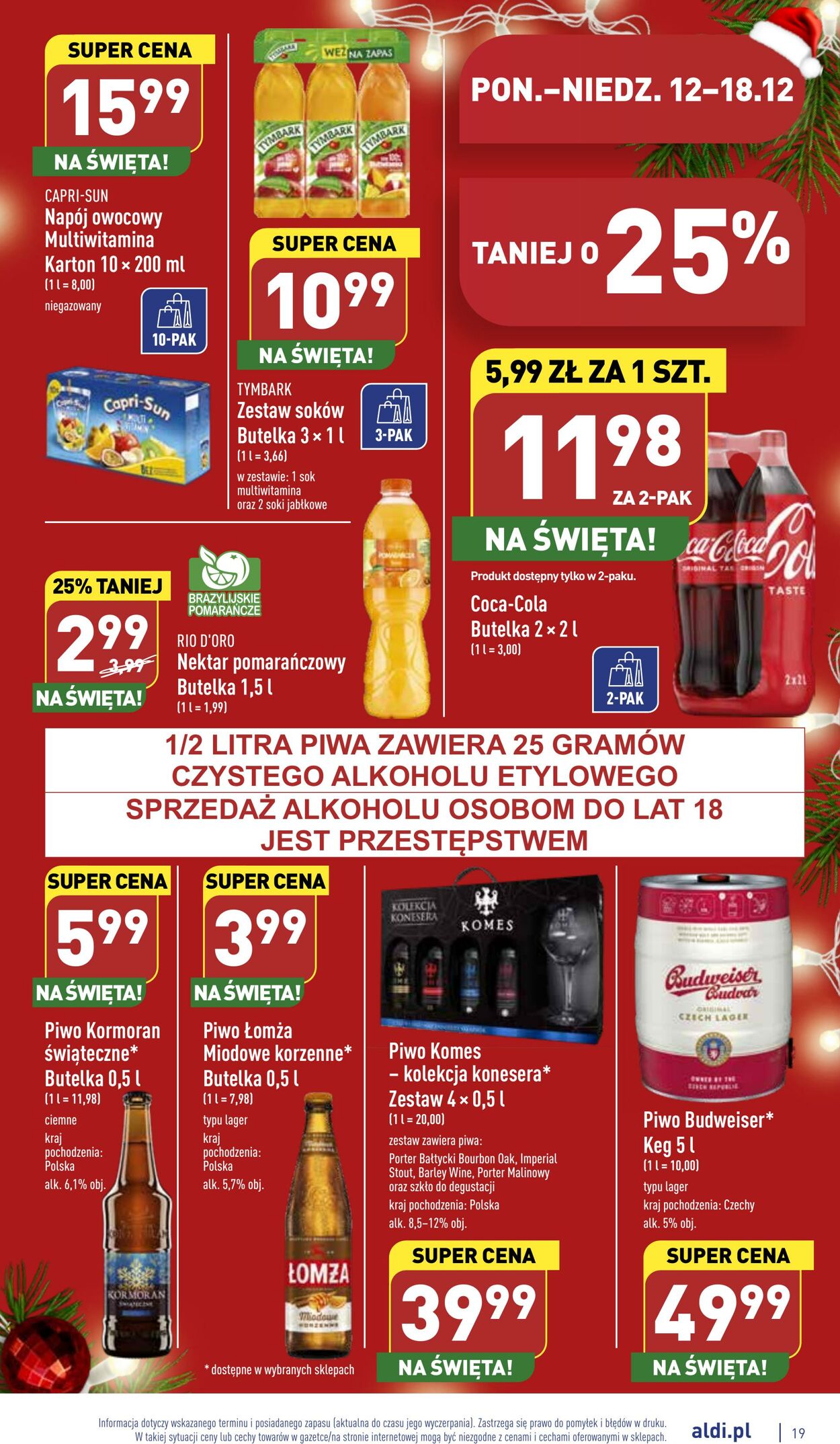 Gazetka Aldi 12.12.2022 - 18.12.2022