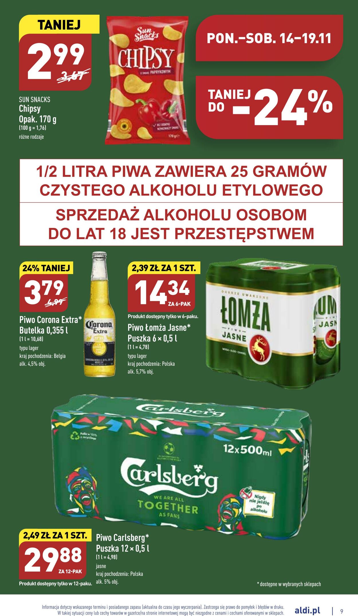 Gazetka Aldi 14.11.2022 - 19.11.2022