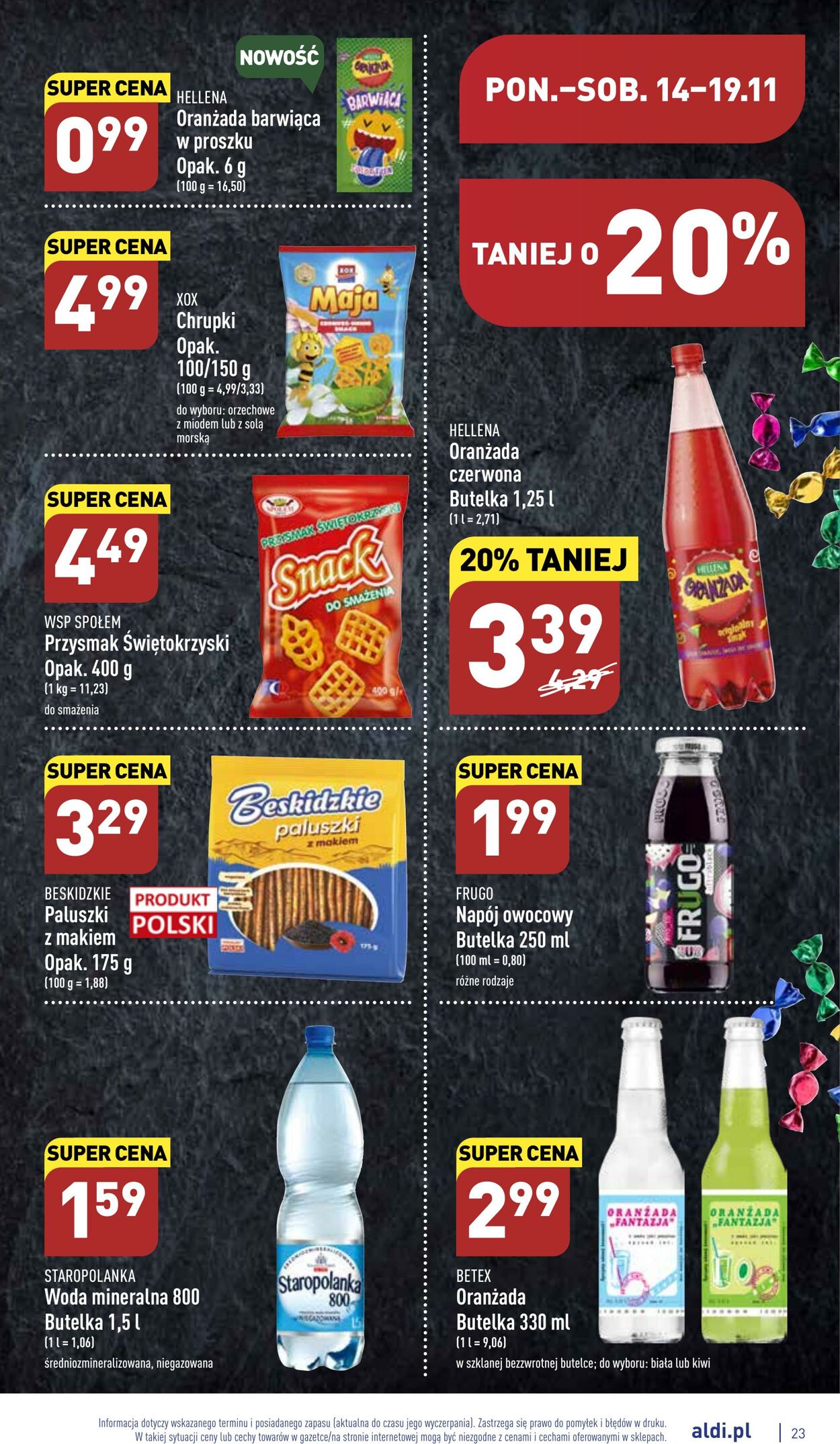 Gazetka Aldi 14.11.2022 - 19.11.2022