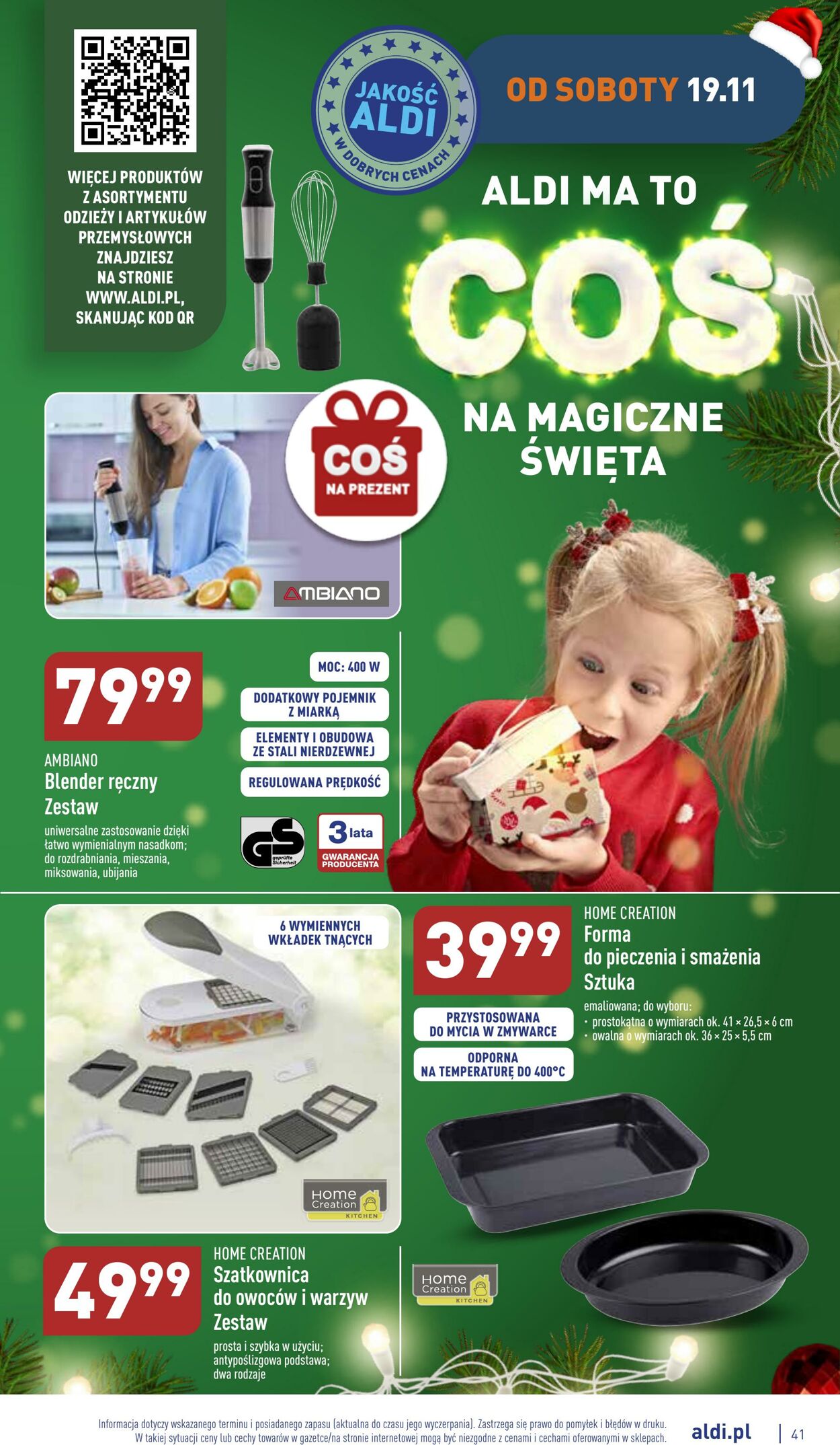 Gazetka Aldi 14.11.2022 - 19.11.2022