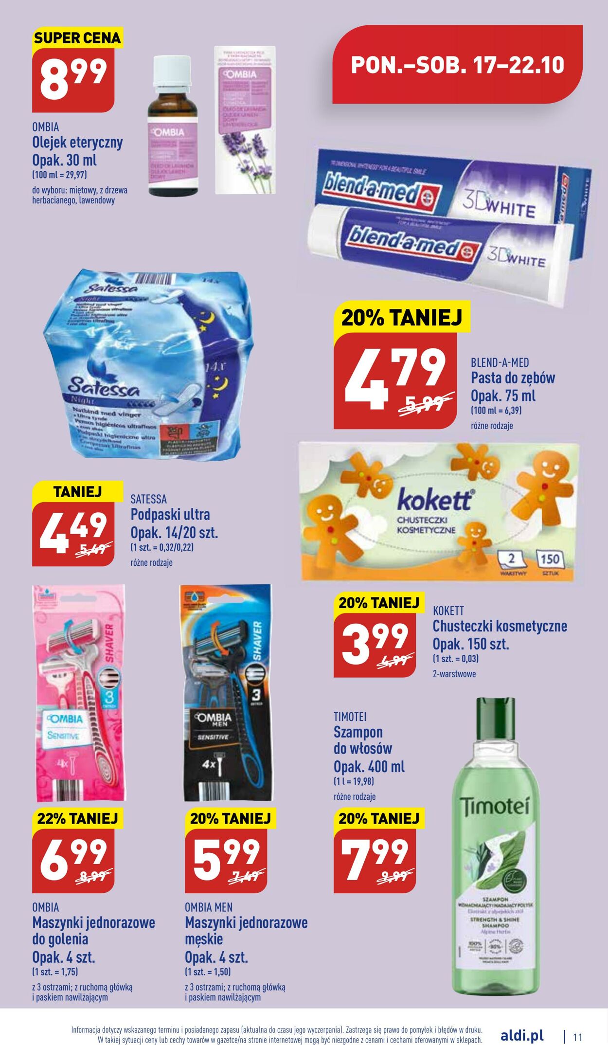 Gazetka Aldi 17.10.2022 - 22.10.2022