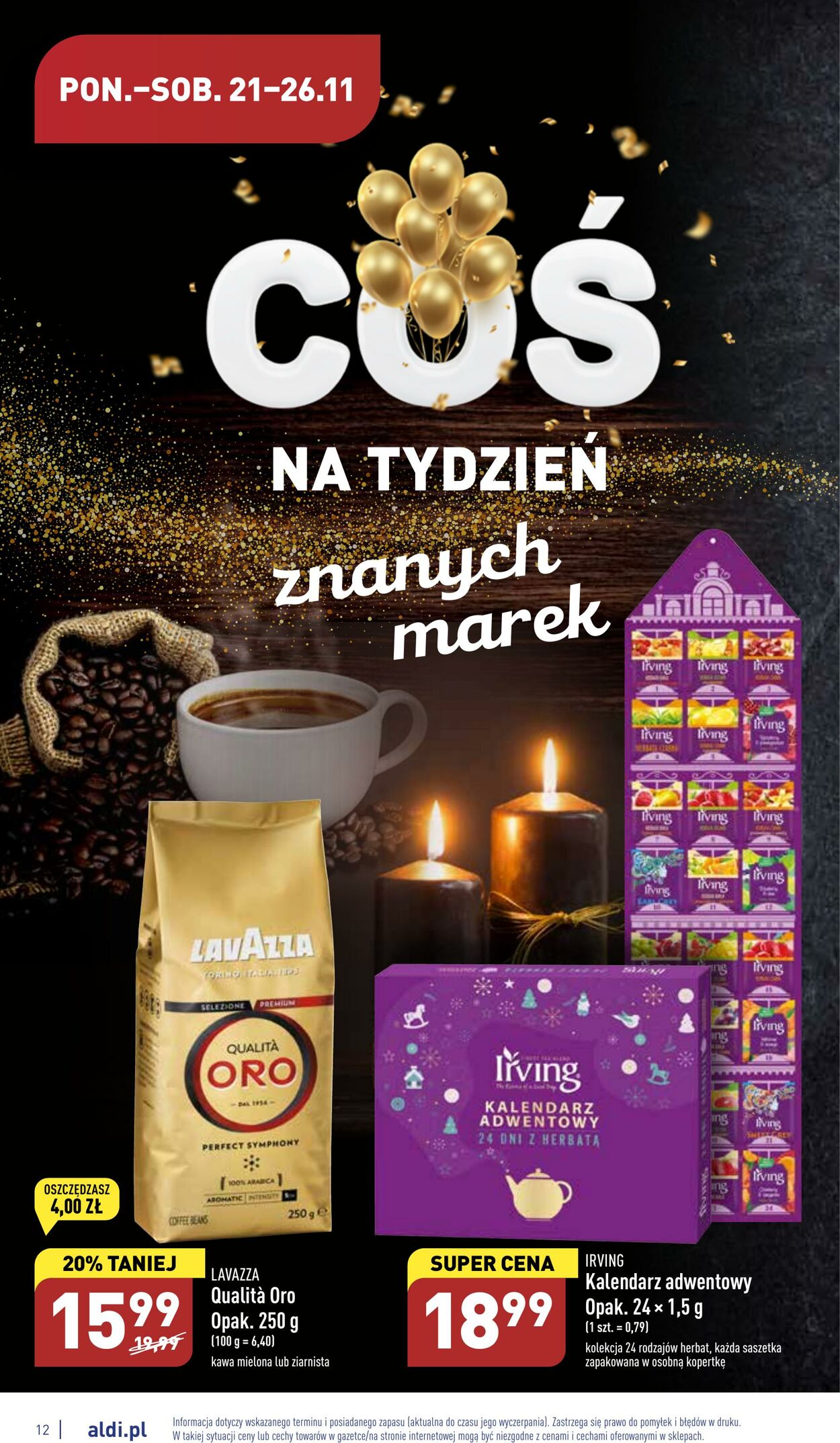 Gazetka Aldi 21.11.2022 - 26.11.2022