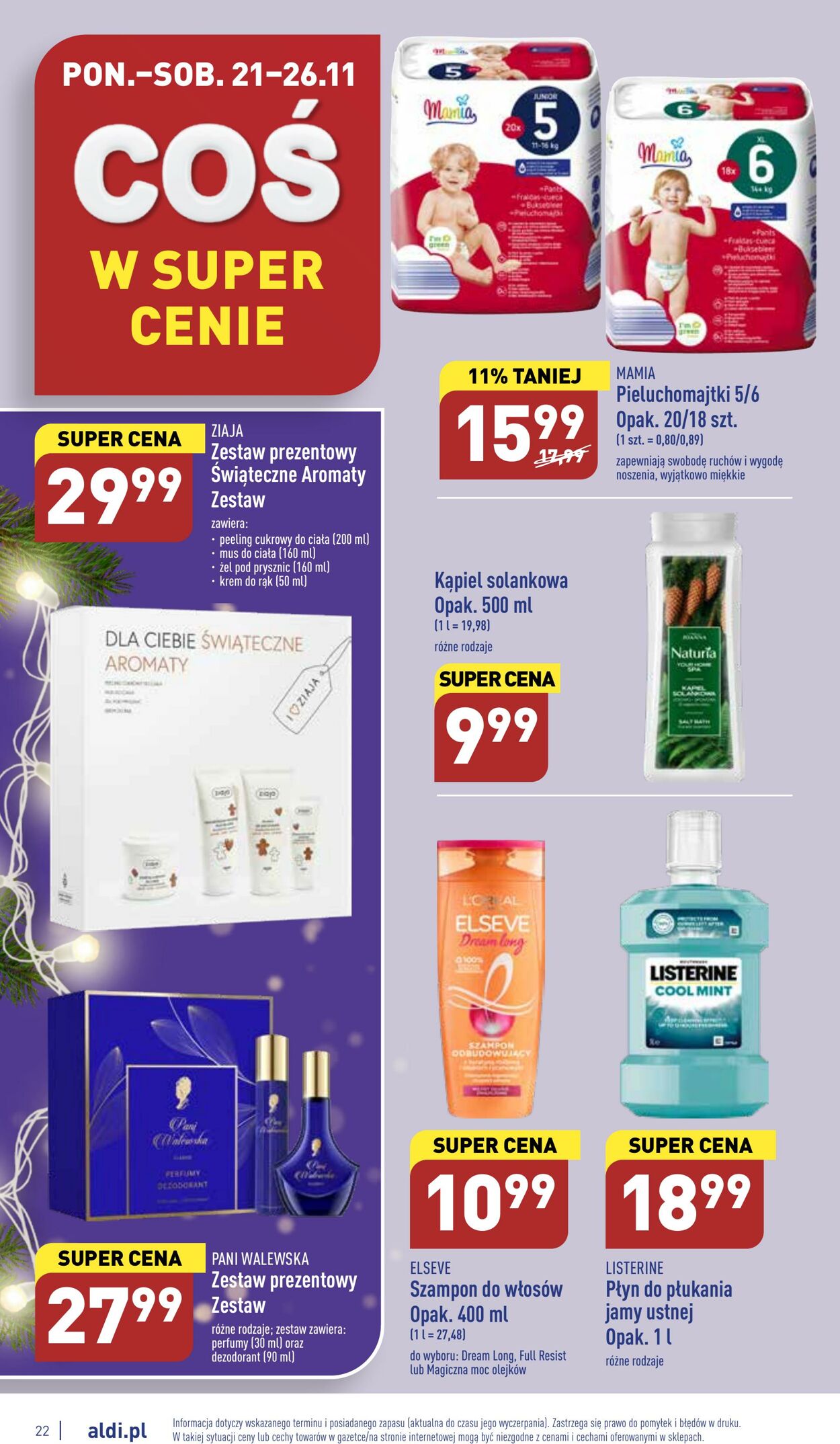 Gazetka Aldi 21.11.2022 - 26.11.2022