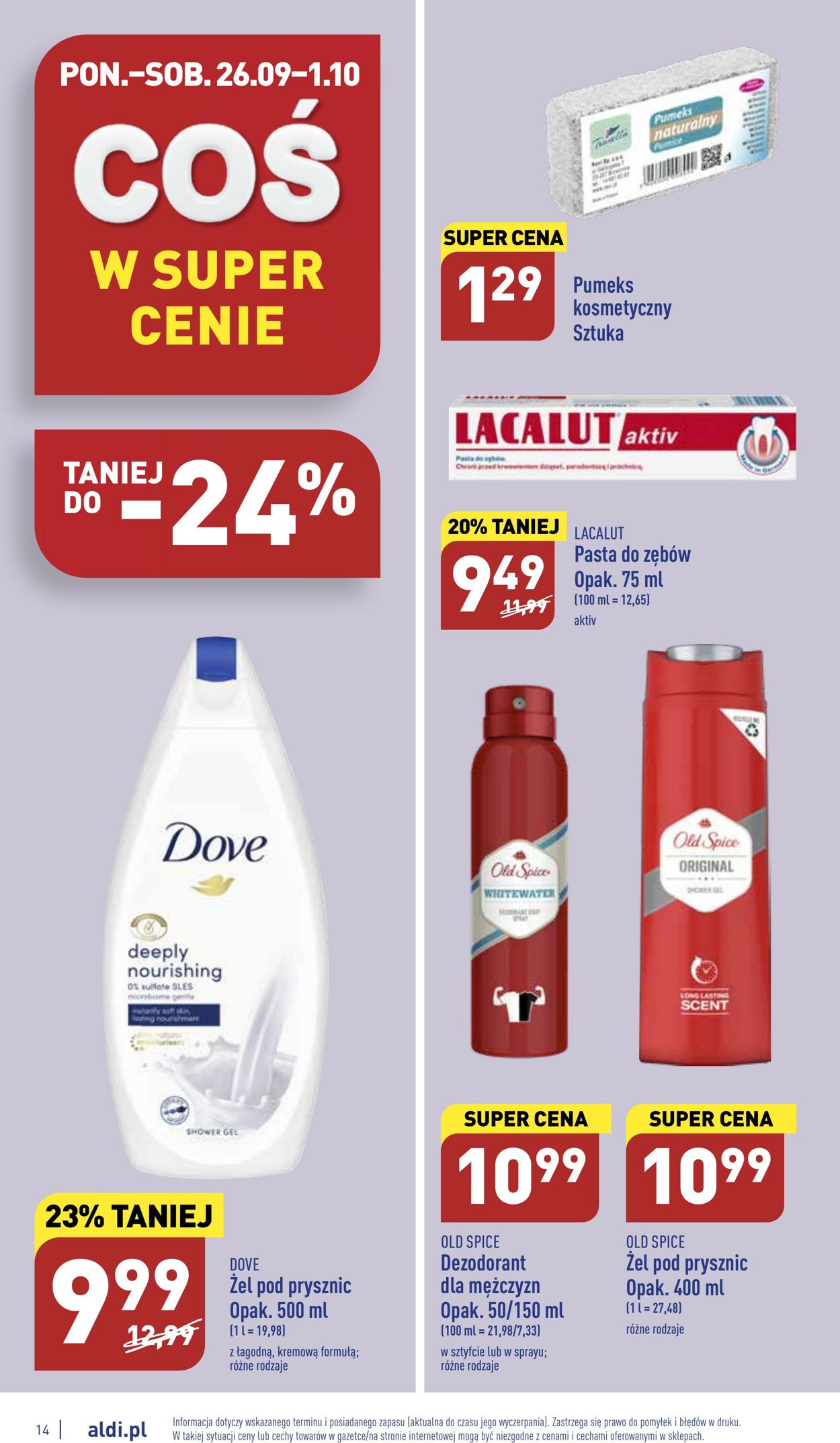 Gazetka Aldi 26.09.2022 - 01.10.2022