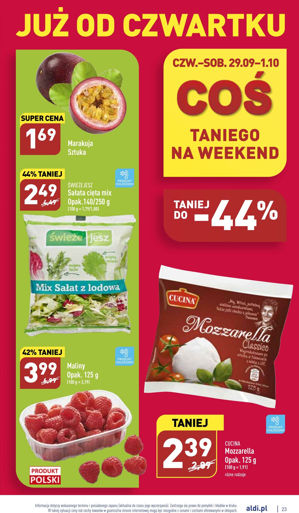 Gazetka Aldi 26.09.2022 - 01.10.2022