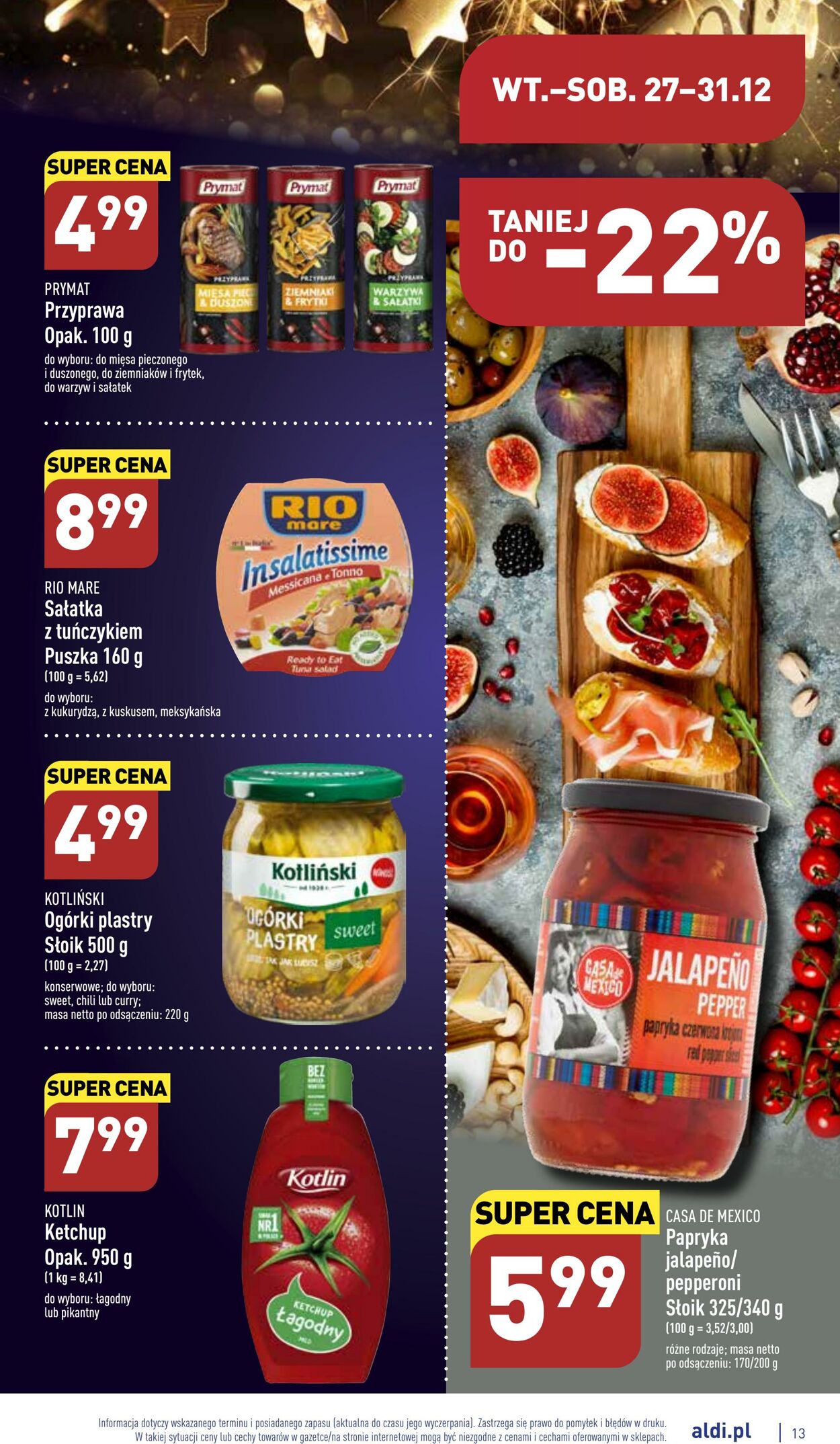 Gazetka Aldi 27.12.2022 - 31.12.2022