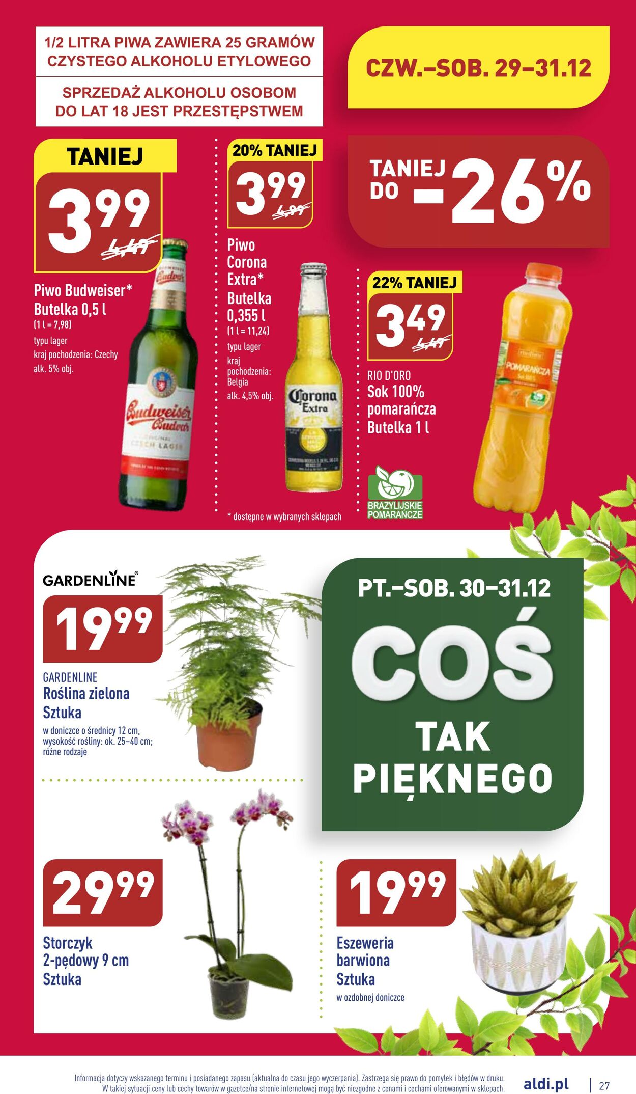 Gazetka Aldi 27.12.2022 - 31.12.2022