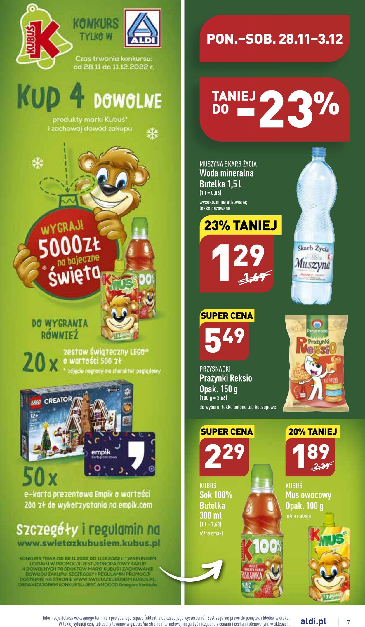 Gazetka Aldi 28.11.2022 - 03.12.2022