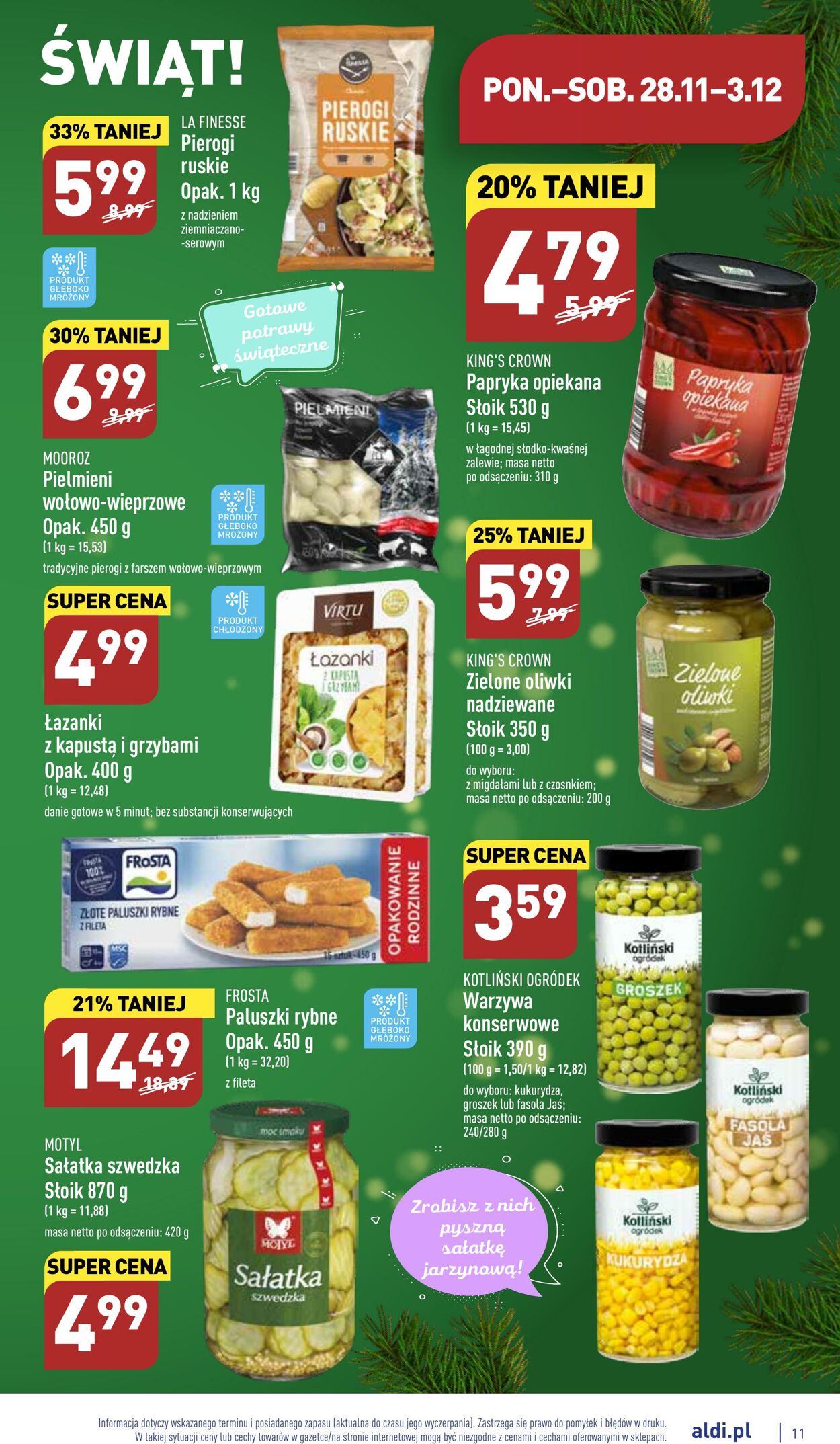 Gazetka Aldi 28.11.2022 - 03.12.2022