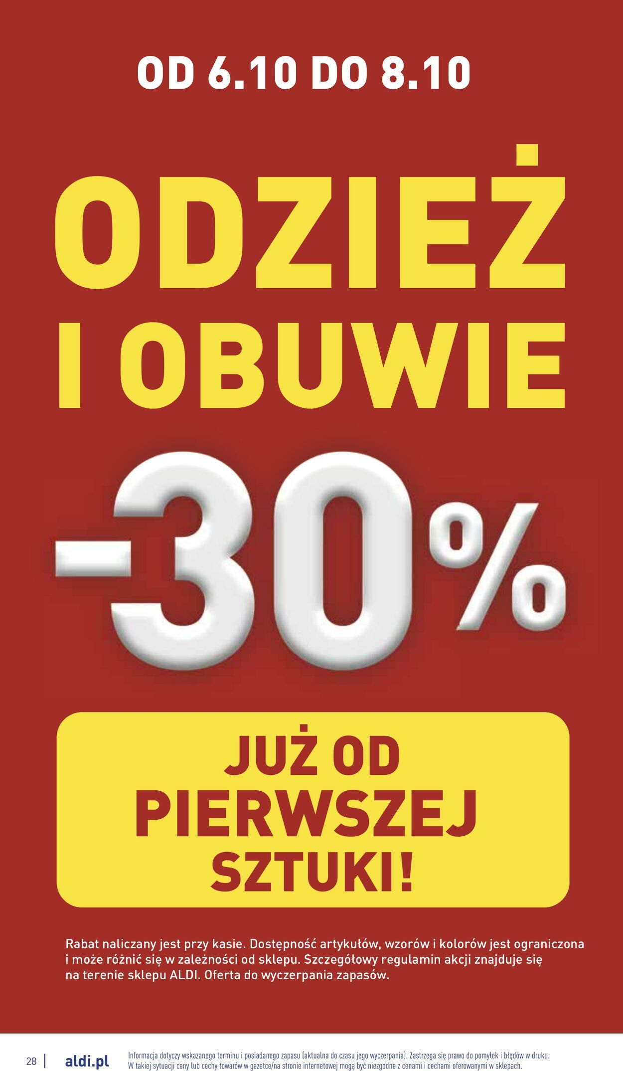 Gazetka Aldi 03.10.2022 - 08.10.2022