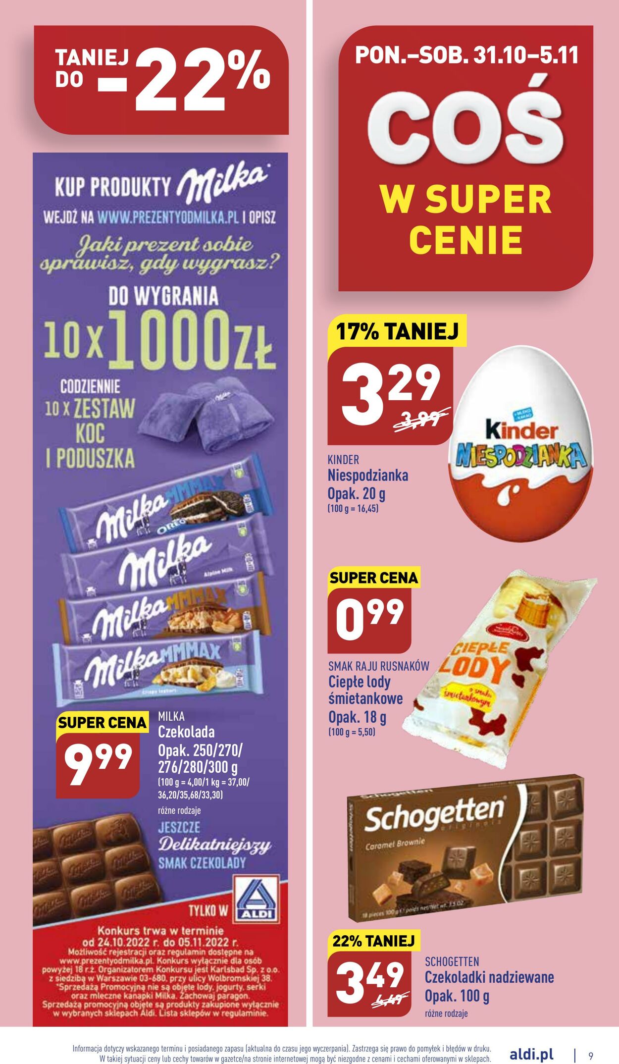 Gazetka Aldi 31.10.2022 - 05.11.2022