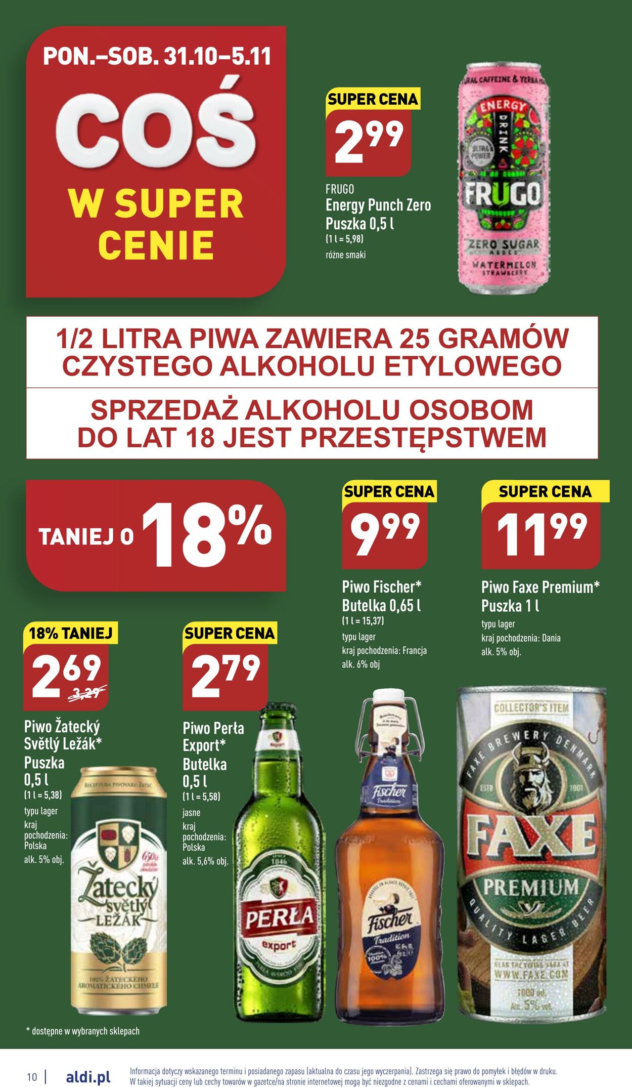 Gazetka Aldi 31.10.2022 - 05.11.2022