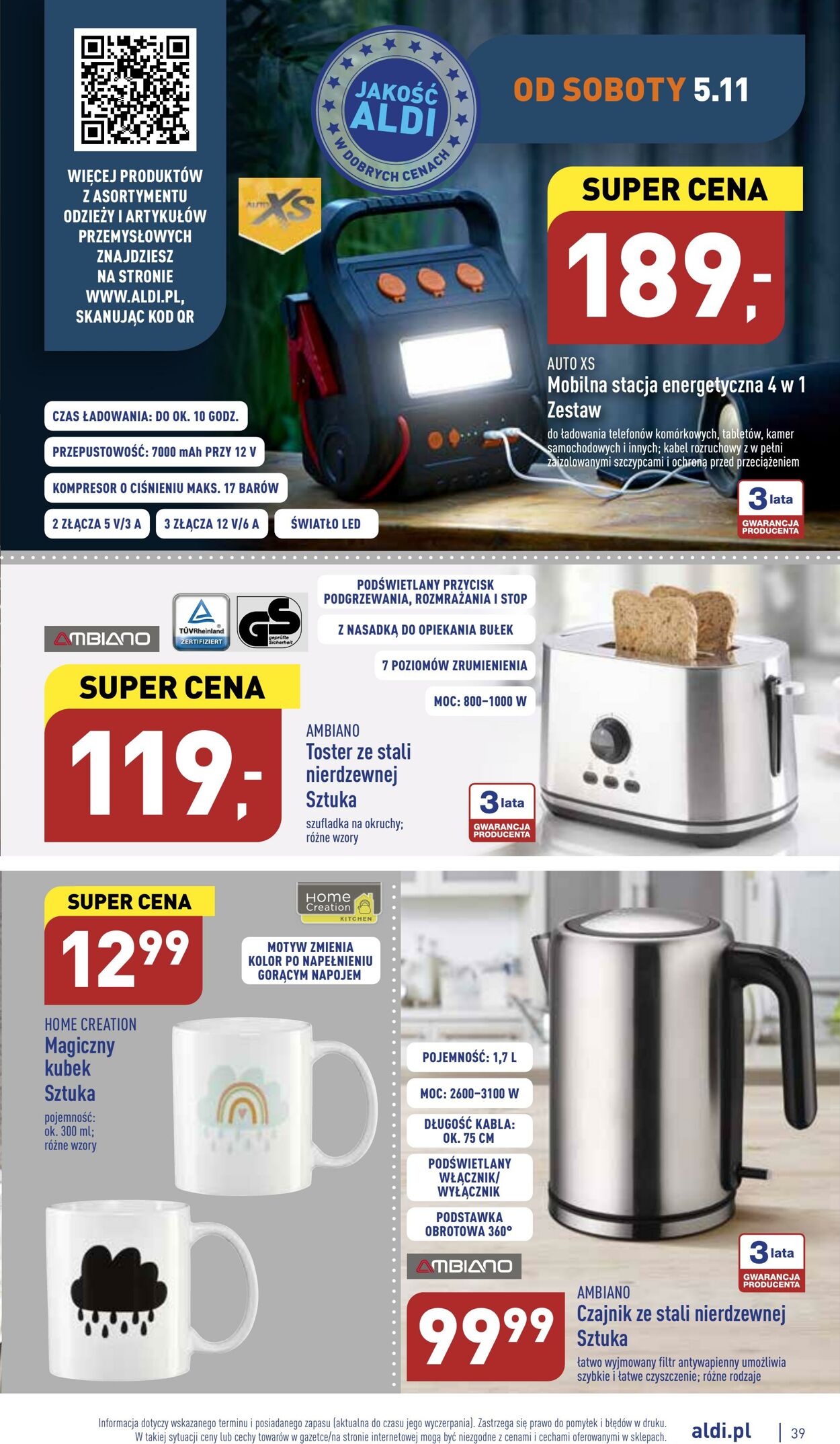 Gazetka Aldi 31.10.2022 - 05.11.2022