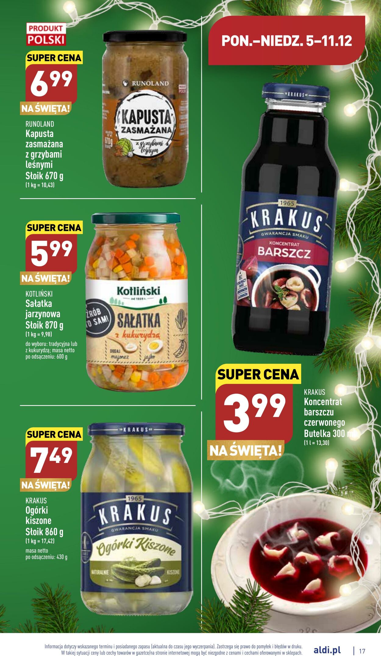 Gazetka Aldi 05.12.2022 - 11.12.2022