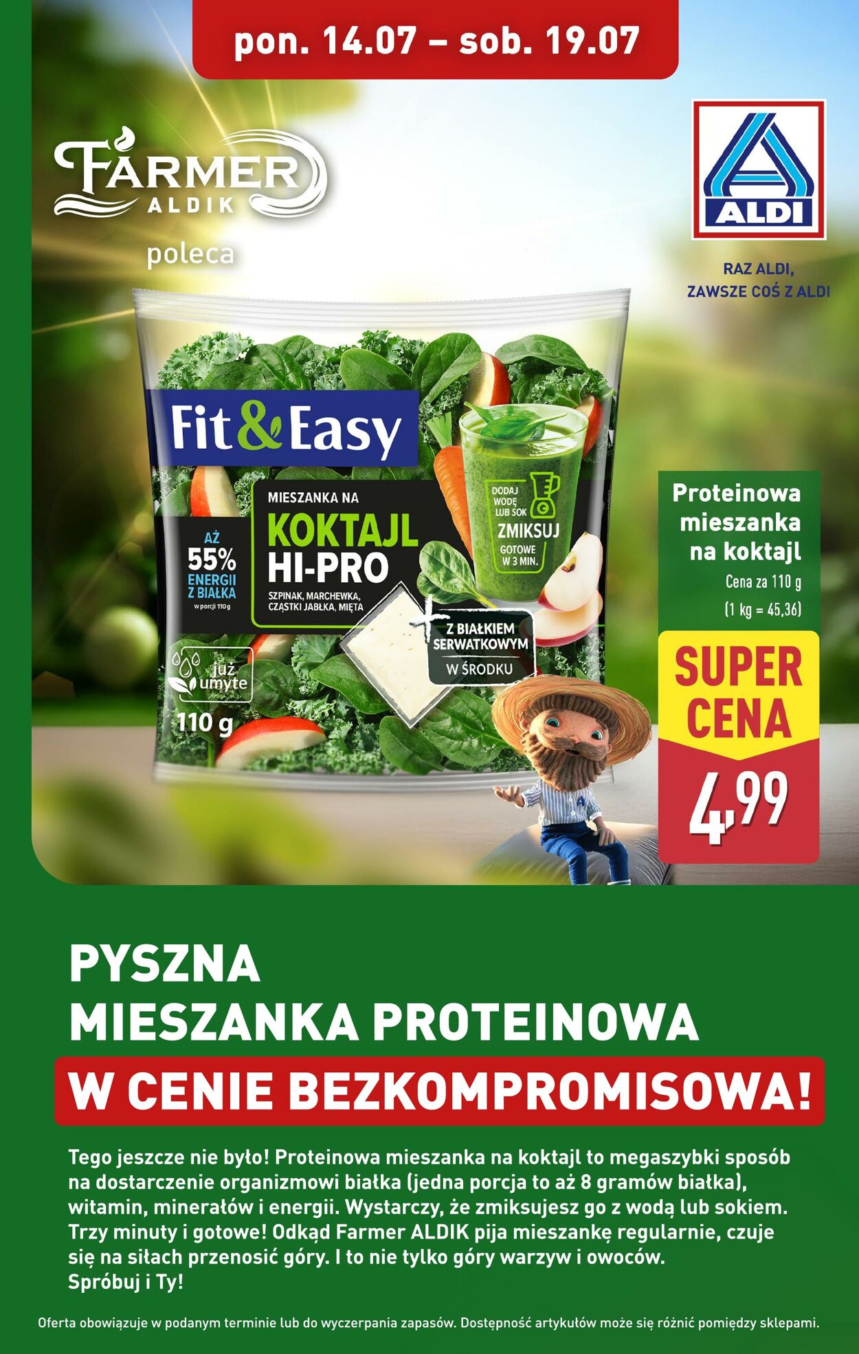 Gazetka Aldi - Farmer Aldzik 14 lip, 2025 - 19 lip, 2025
