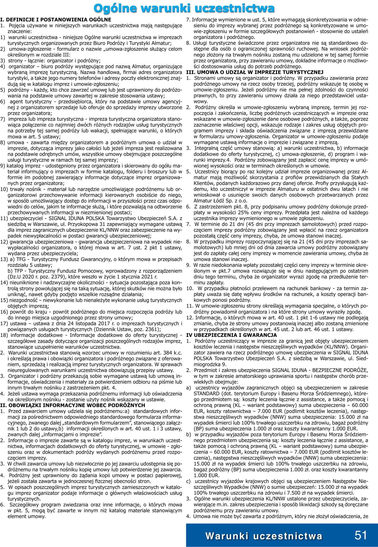 Gazetka Almatur 21.03.2022 - 31.08.2022