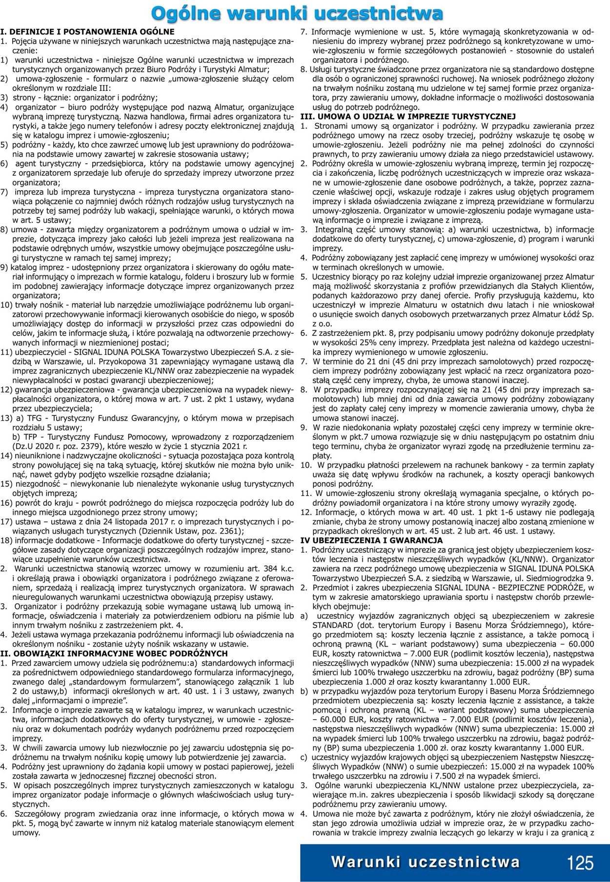 Gazetka Almatur 29.04.2025 - 29.09.2025