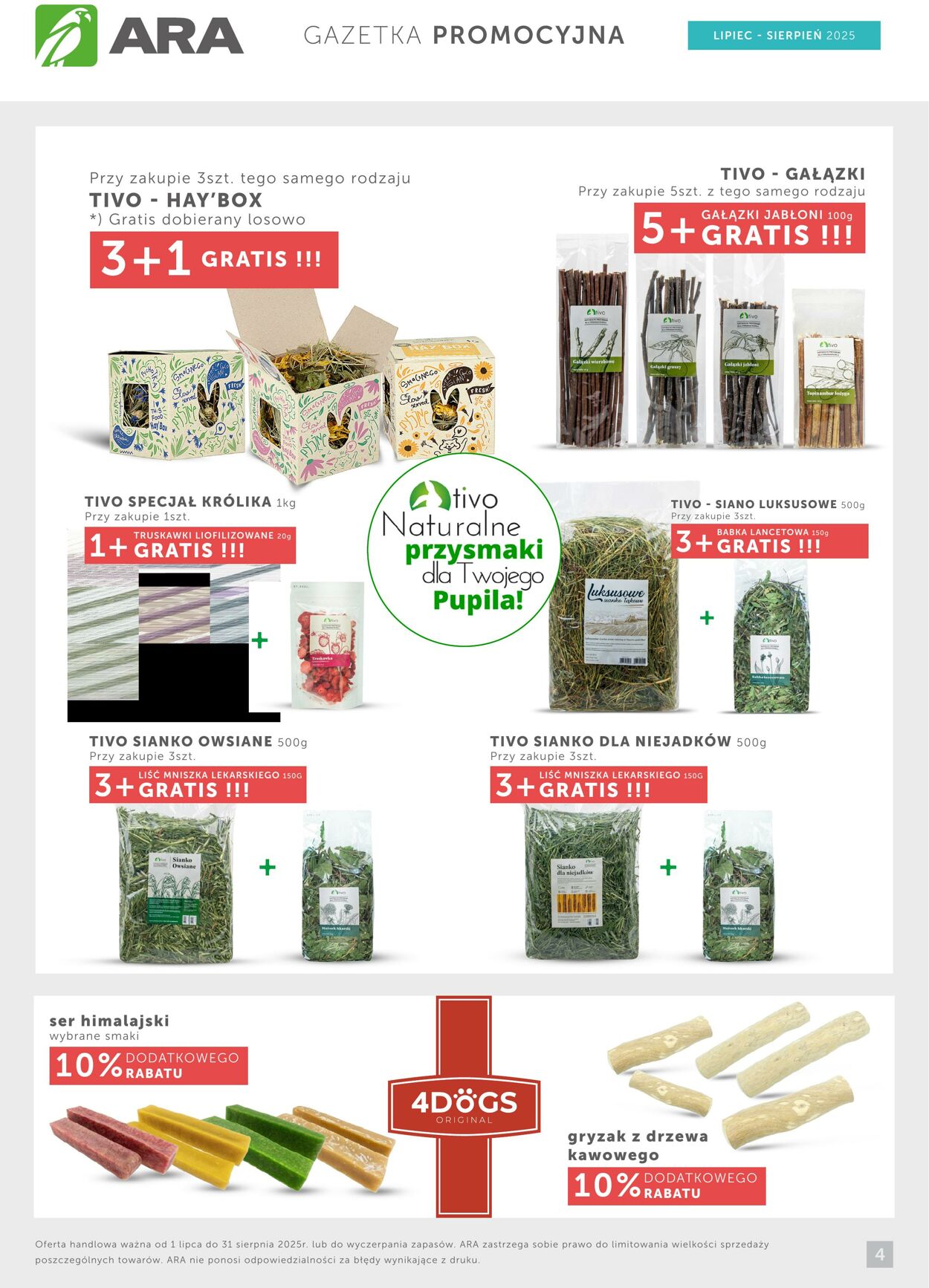 Gazetka Ara 01.07.2025 - 31.08.2025