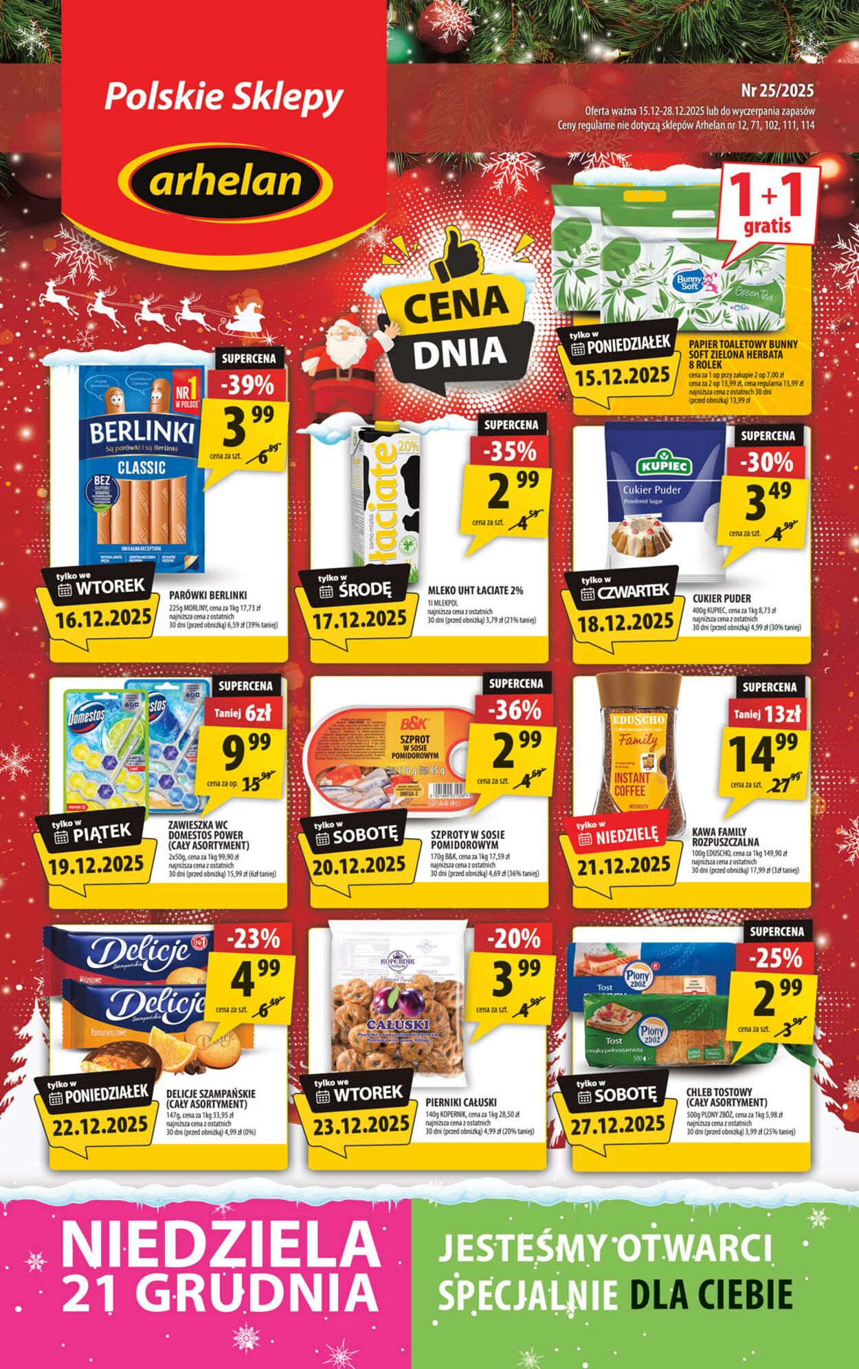 Gazetka Arhelan 15.12.2025 - 05.01.2026