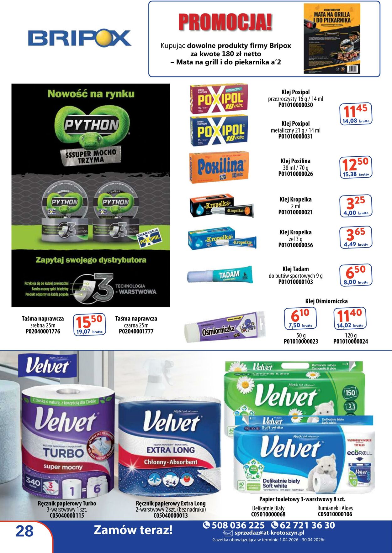 Gazetka AT 01.04.2026 - 30.04.2026