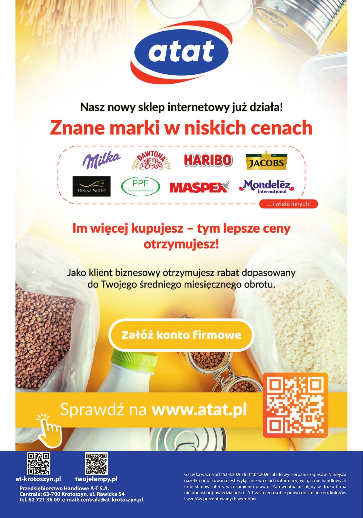 Gazetka AT 15.03.2026 - 14.04.2026