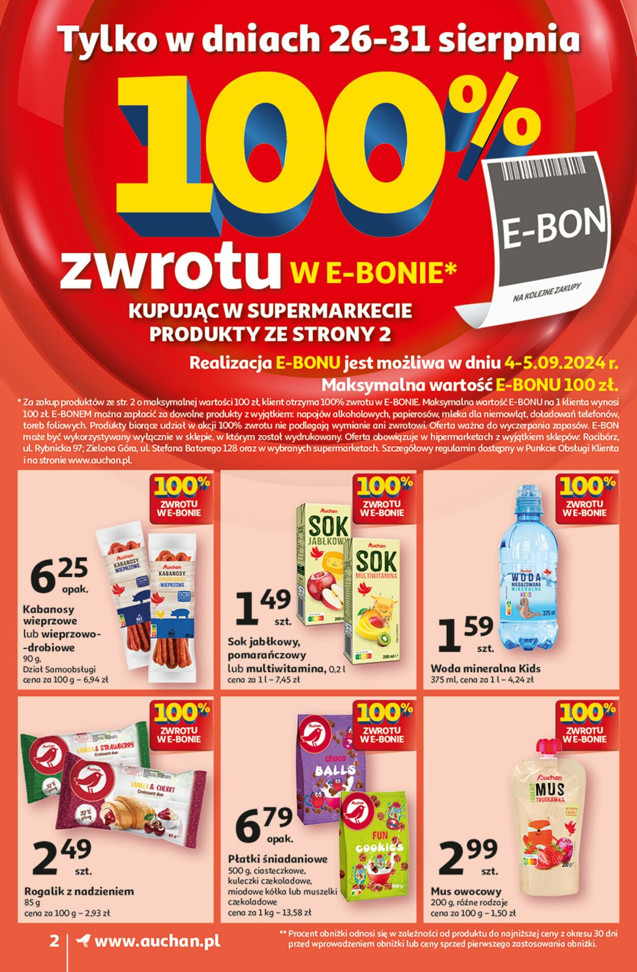 Gazetka Auchan 22.08.2024 - 28.08.2024