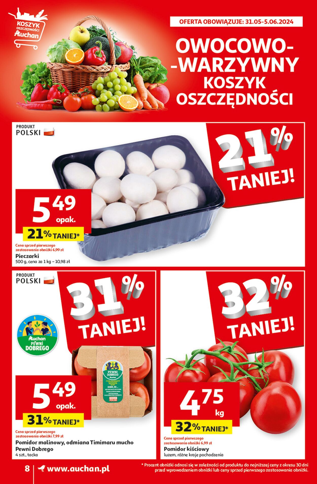 Gazetka Auchan 31.05.2024 - 05.06.2024