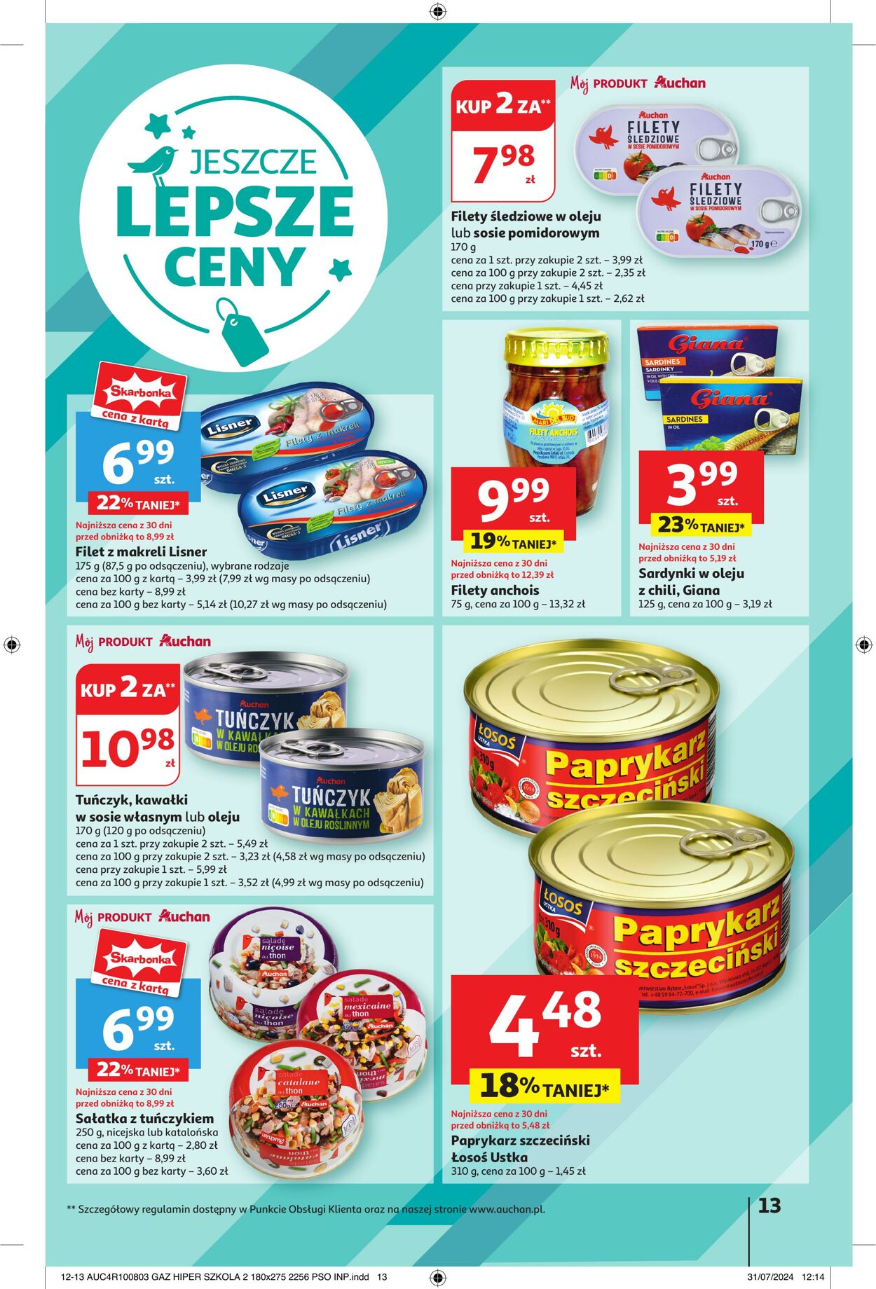 Gazetka Auchan 08.08.2024 - 14.08.2024