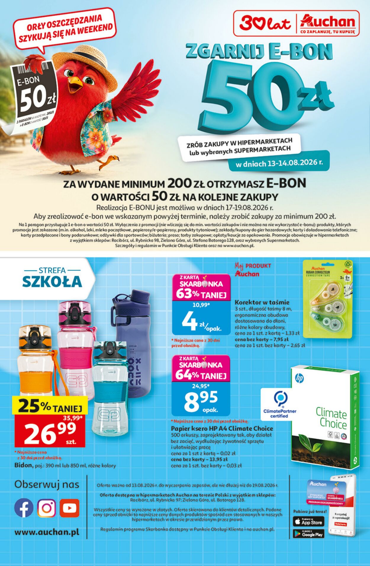 Gazetka Auchan 13.08.2026 - 19.08.2026
