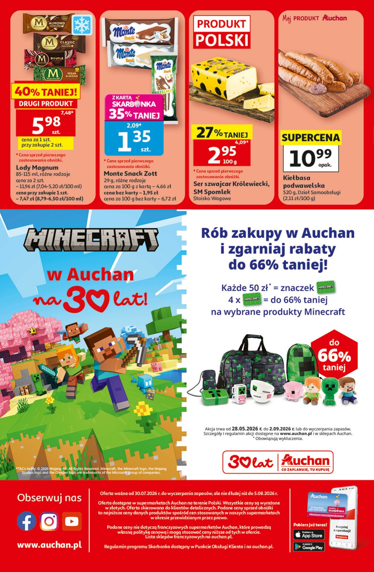 Gazetka Auchan 30.07.2026 - 05.08.2026