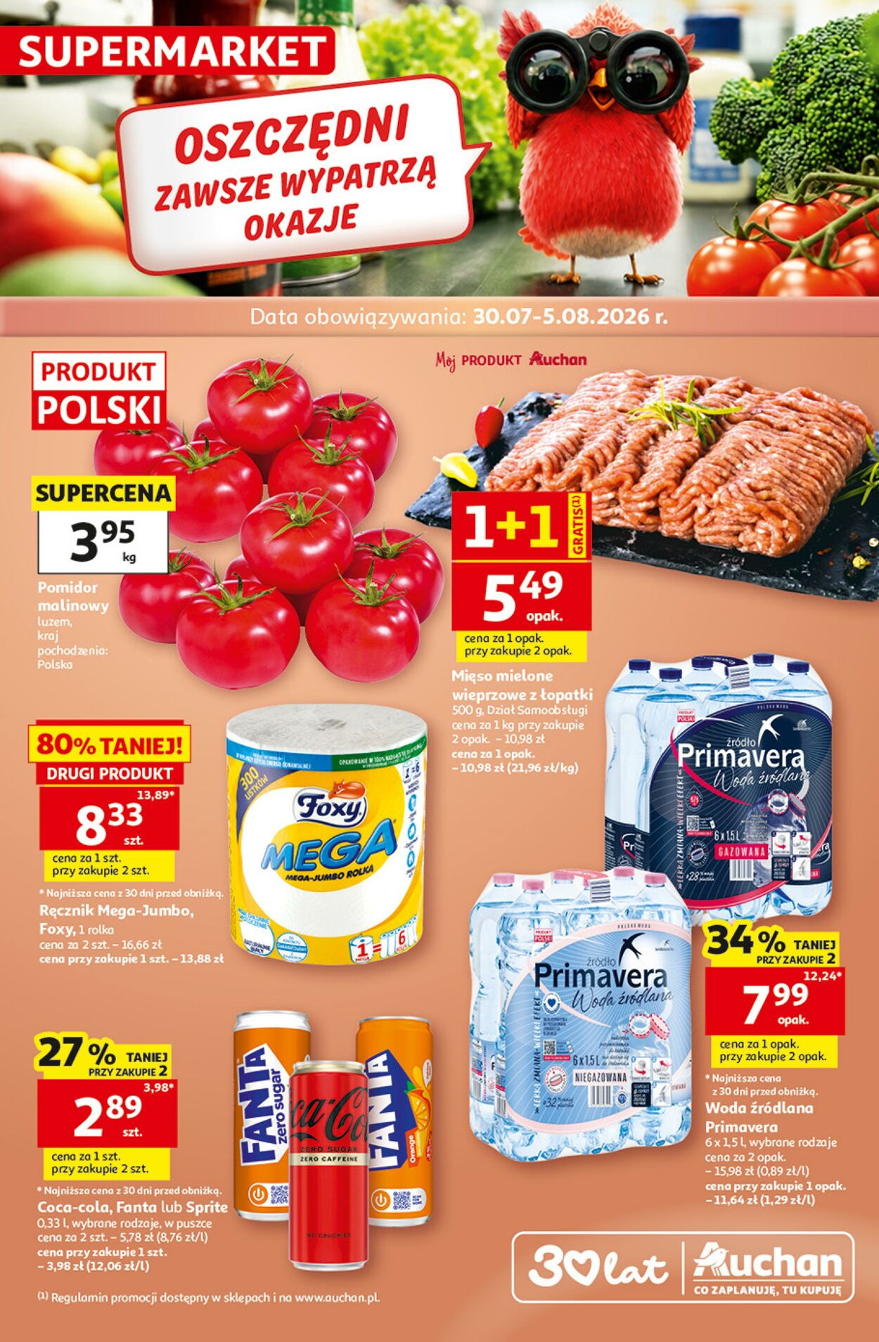 Gazetka Auchan 30.07.2026 - 05.08.2026
